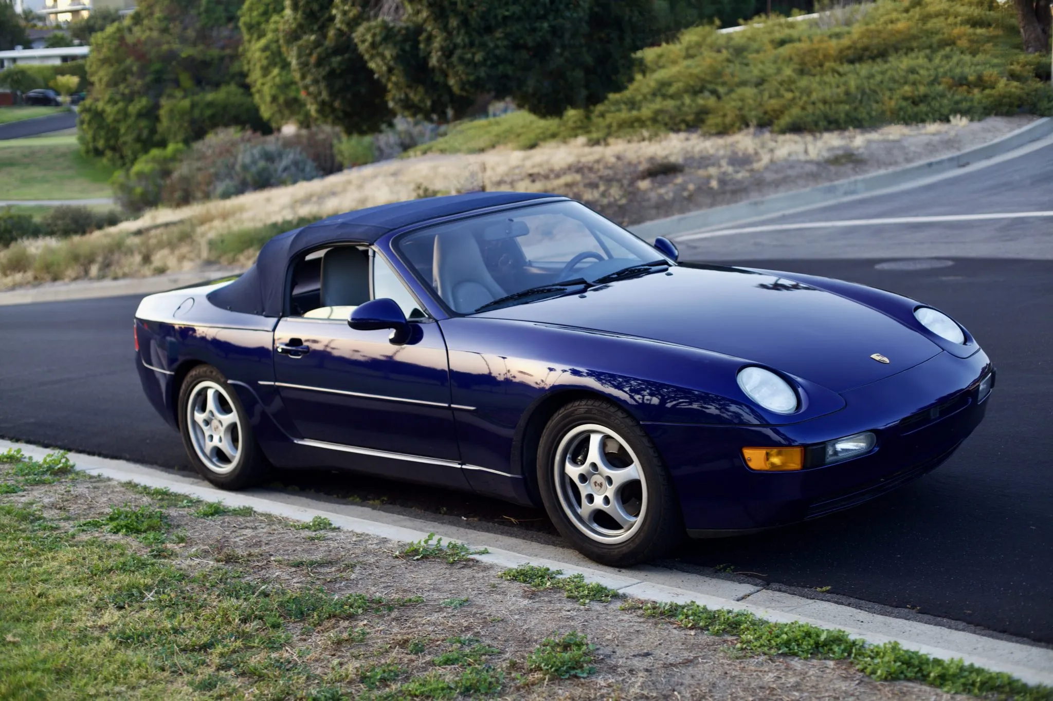1994 Porsche 968 Cabriolet in Iris Blue Metallic