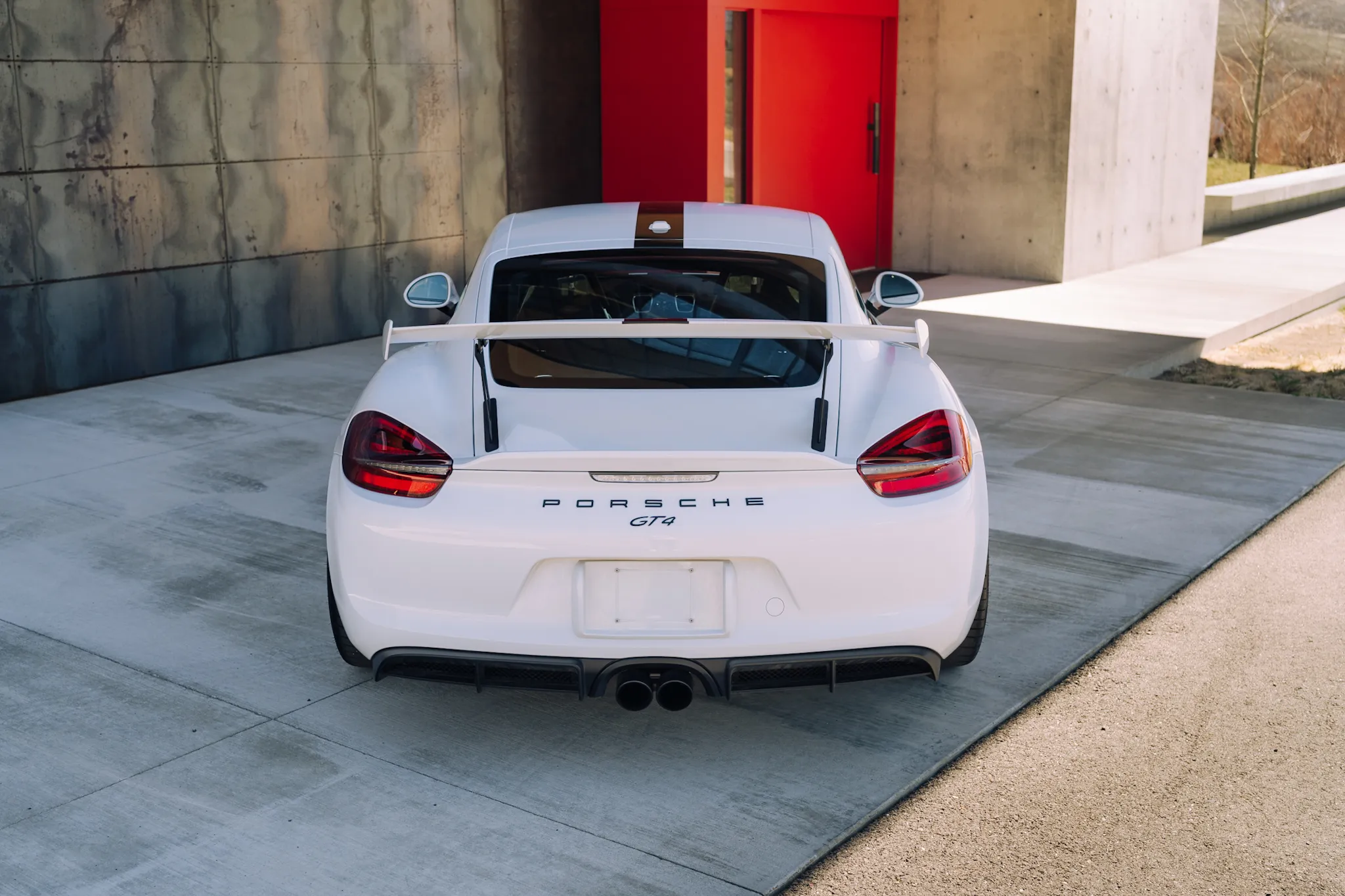 2016 Porsche Cayman GT4 in Carrara White Metallic