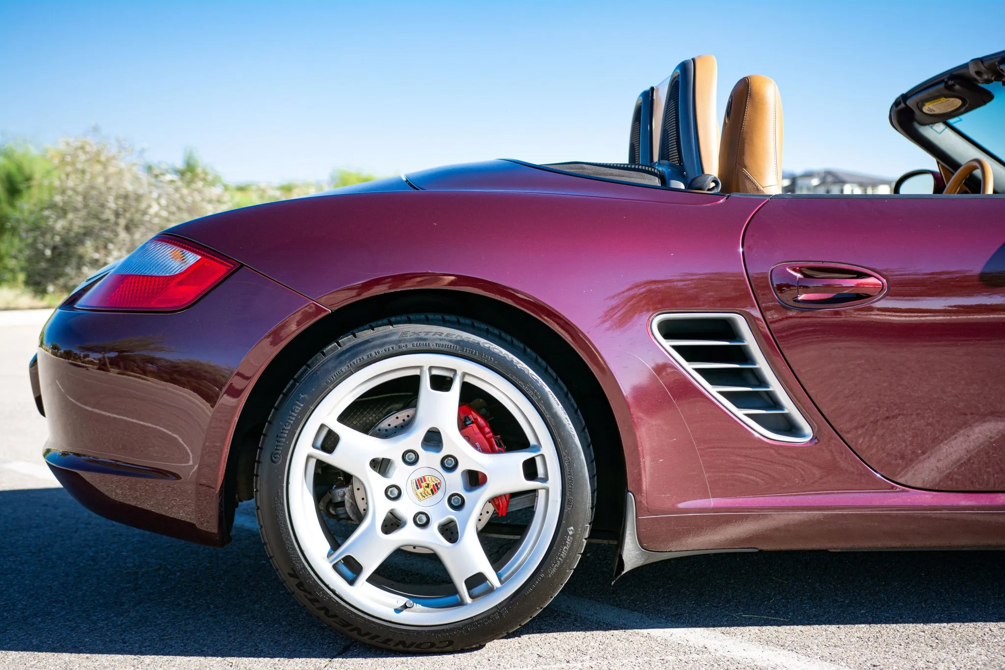2006 Porsche Boxster S in Carmon Red Metallic