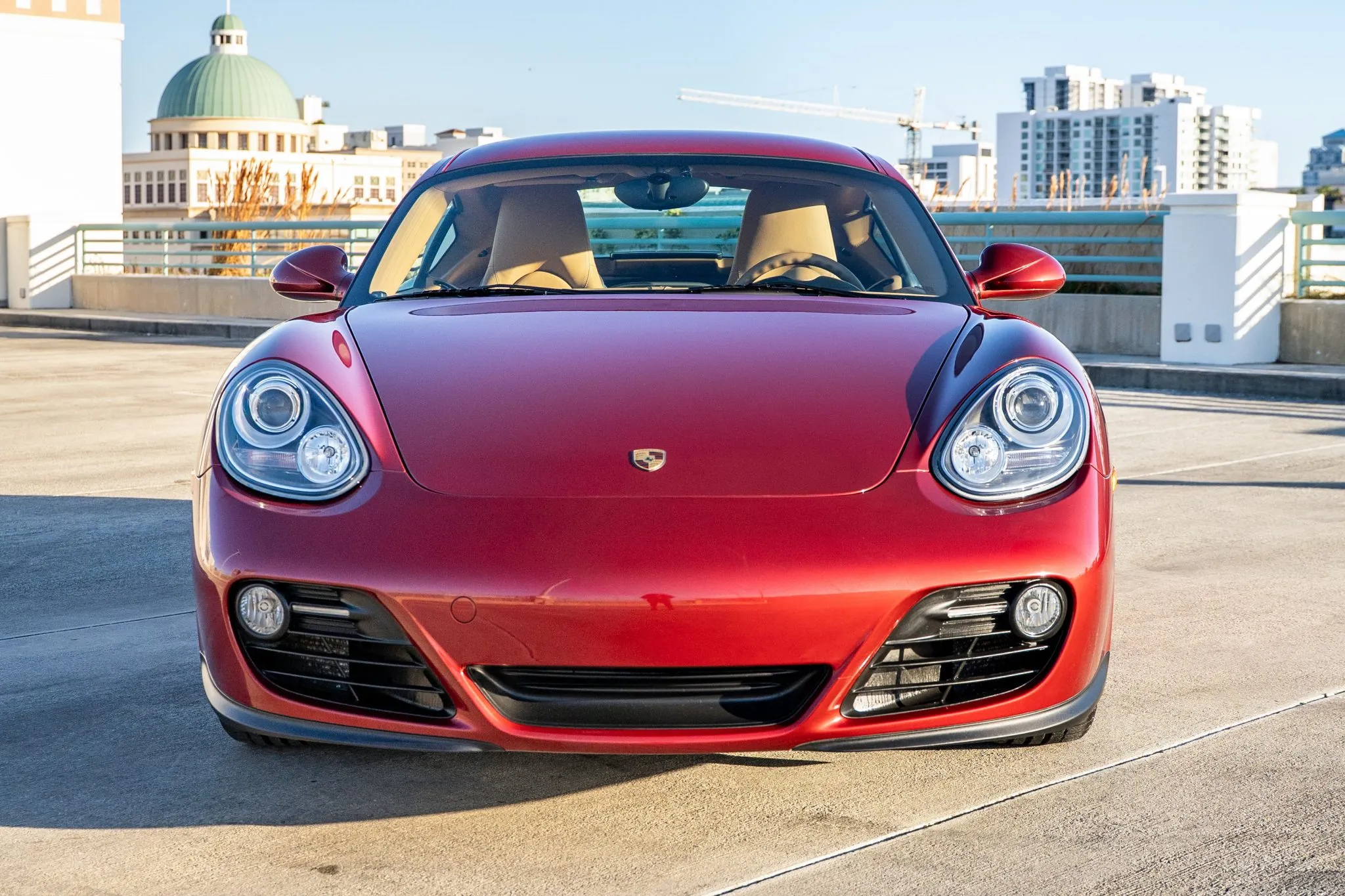 2009 Porsche Cayman in Ruby Red Metallic