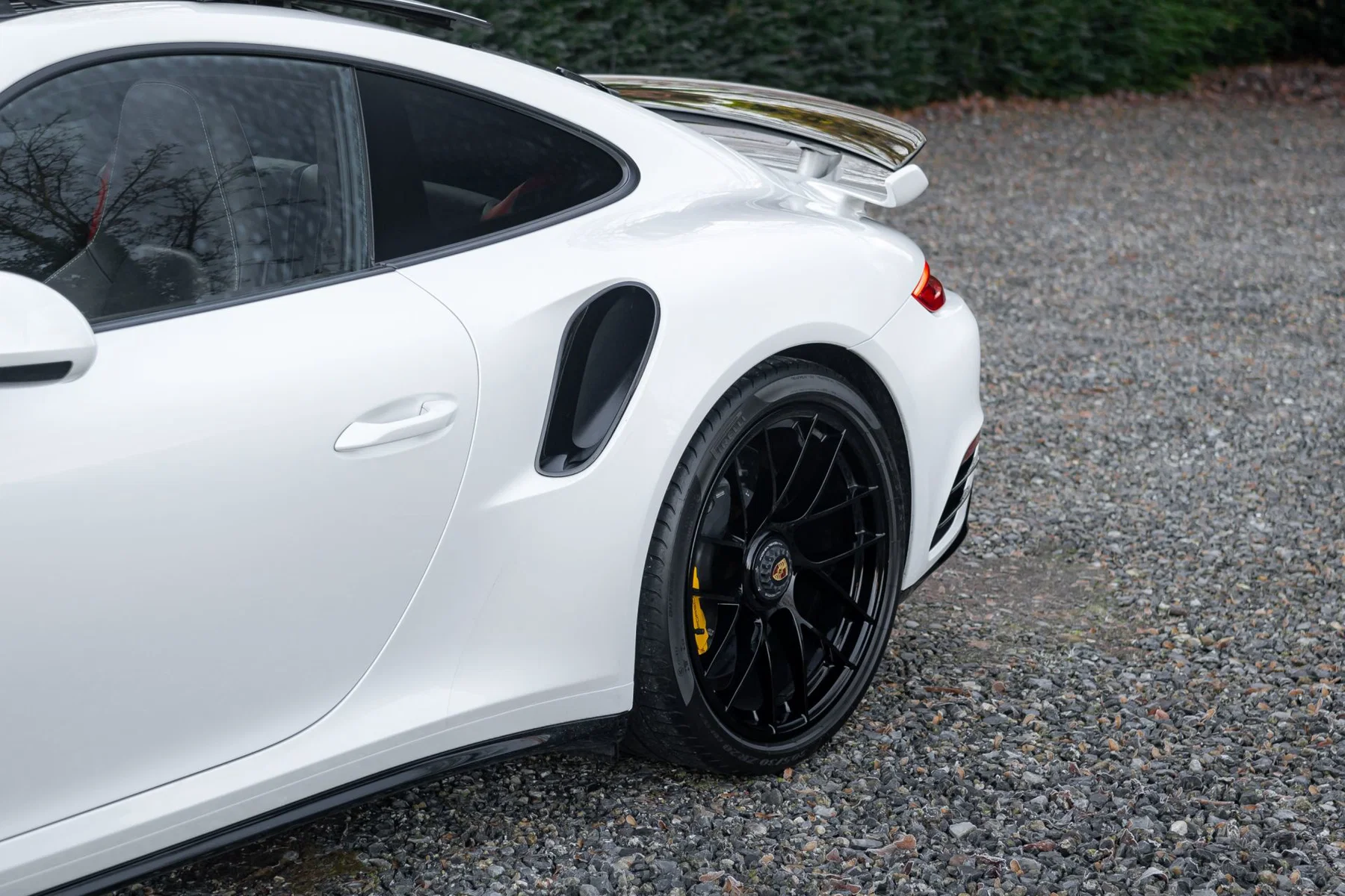 2018 Porsche 911 Turbo S in Oryx White Pearl