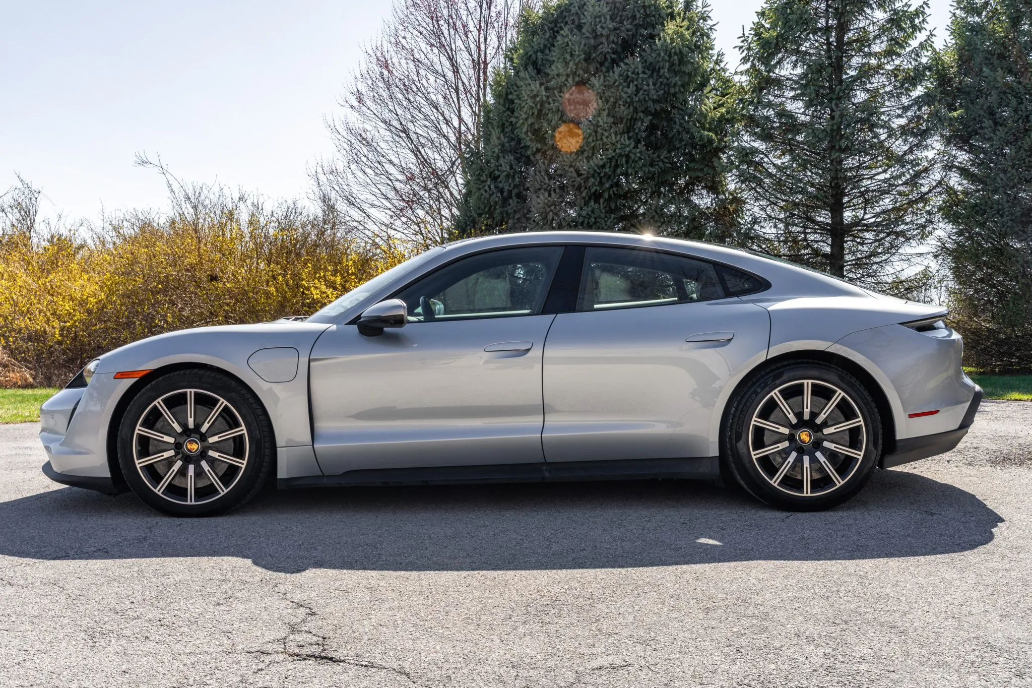 2023 Porsche Taycan in Dolomite Silver Metallic