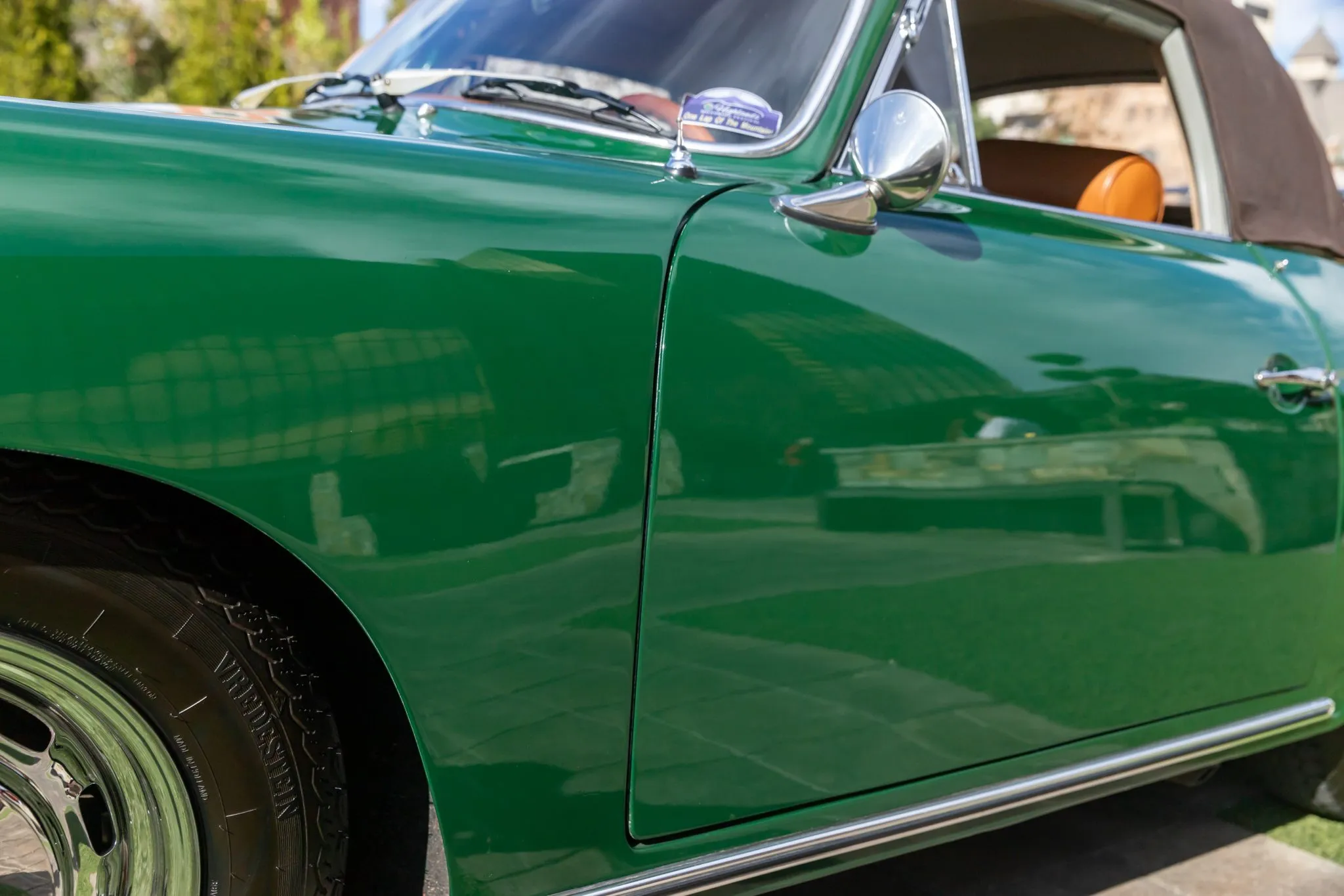 1965 Porsche 356C Cabriolet in Irish Green