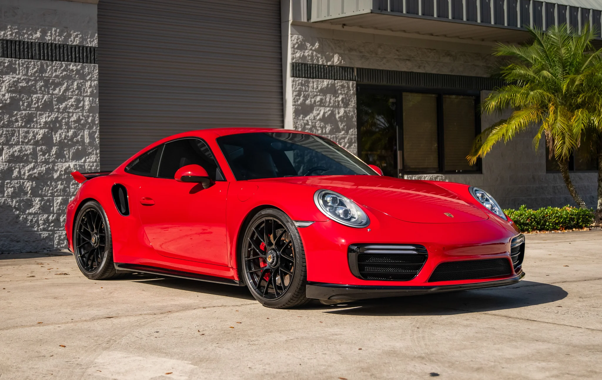 2017 Porsche 911 Turbo Coupe in Carmine Red