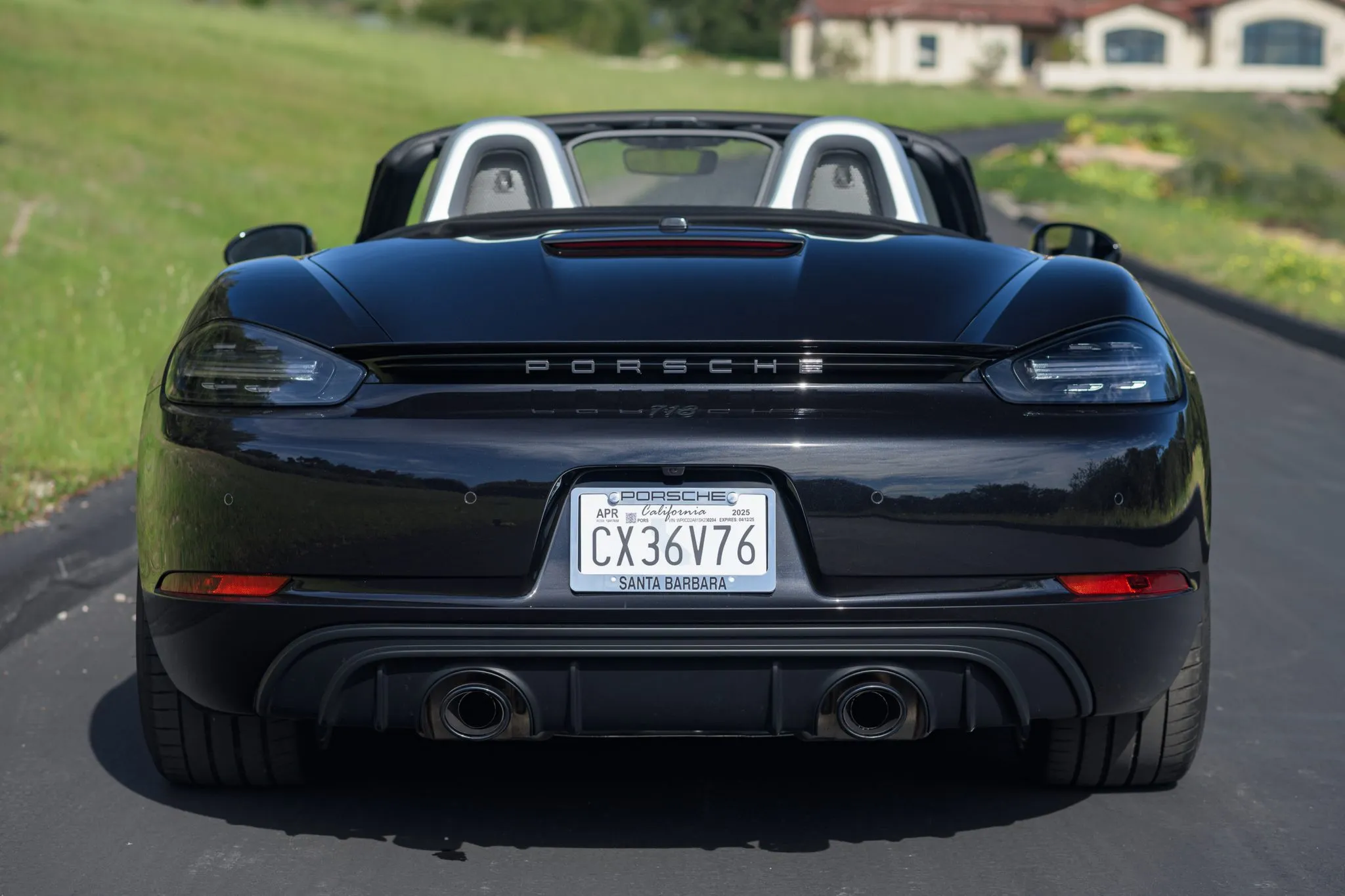2025 Porsche 718 Boxster GTS 4.0 in Jet Black Metallic