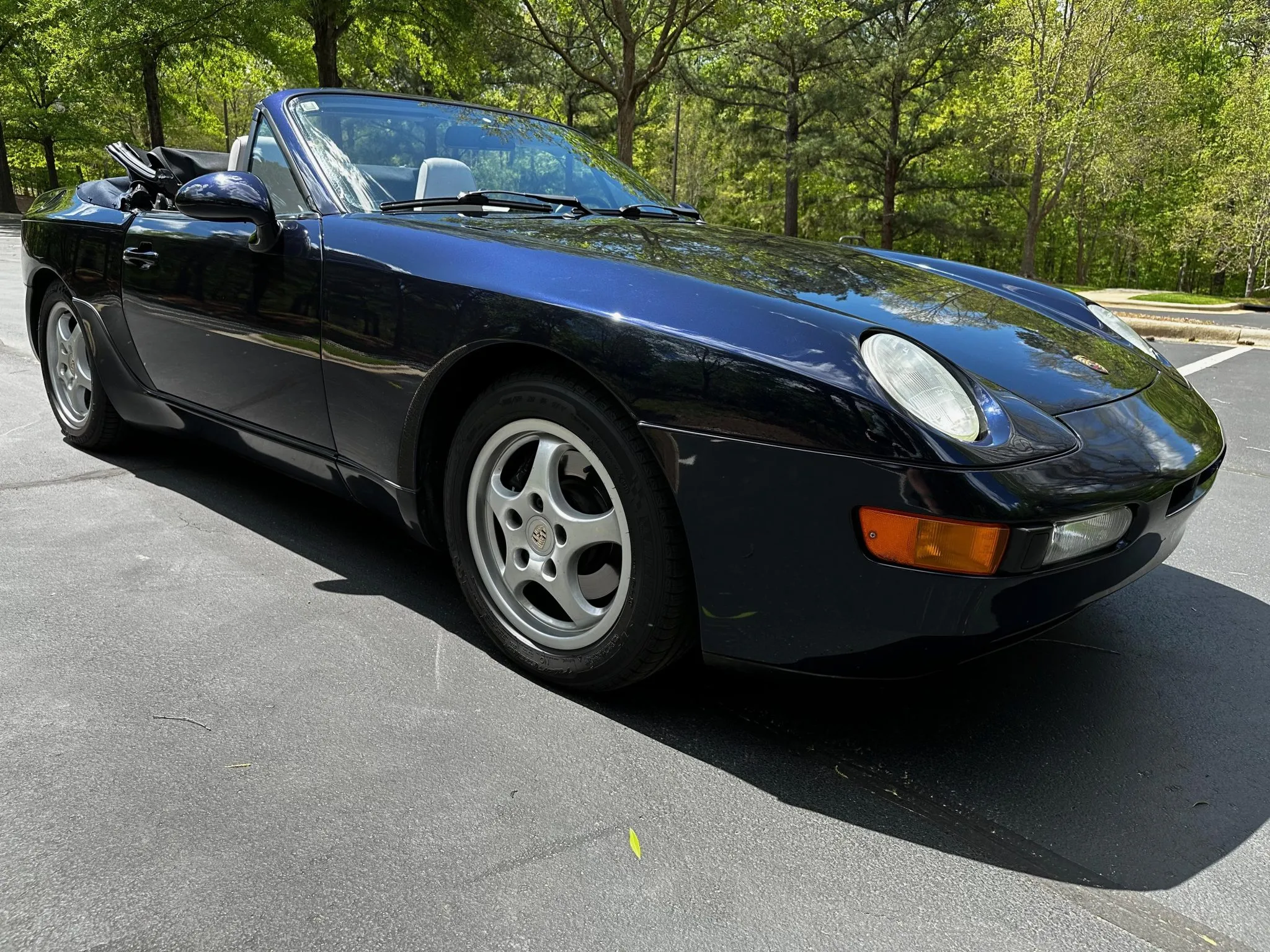 1993 Porsche 968 Cabriolet in Night Blue Metallic