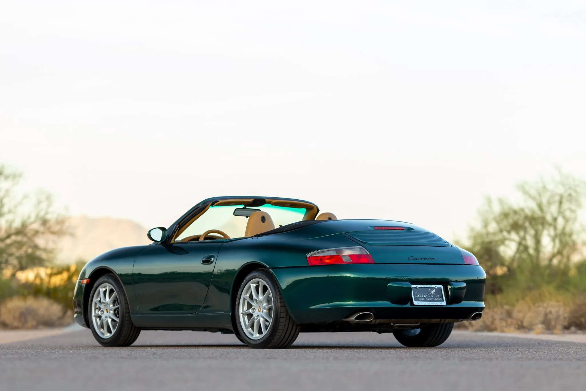 2002 Porsche 911 Carrera Cabriolet in Rainforest Green Metallic