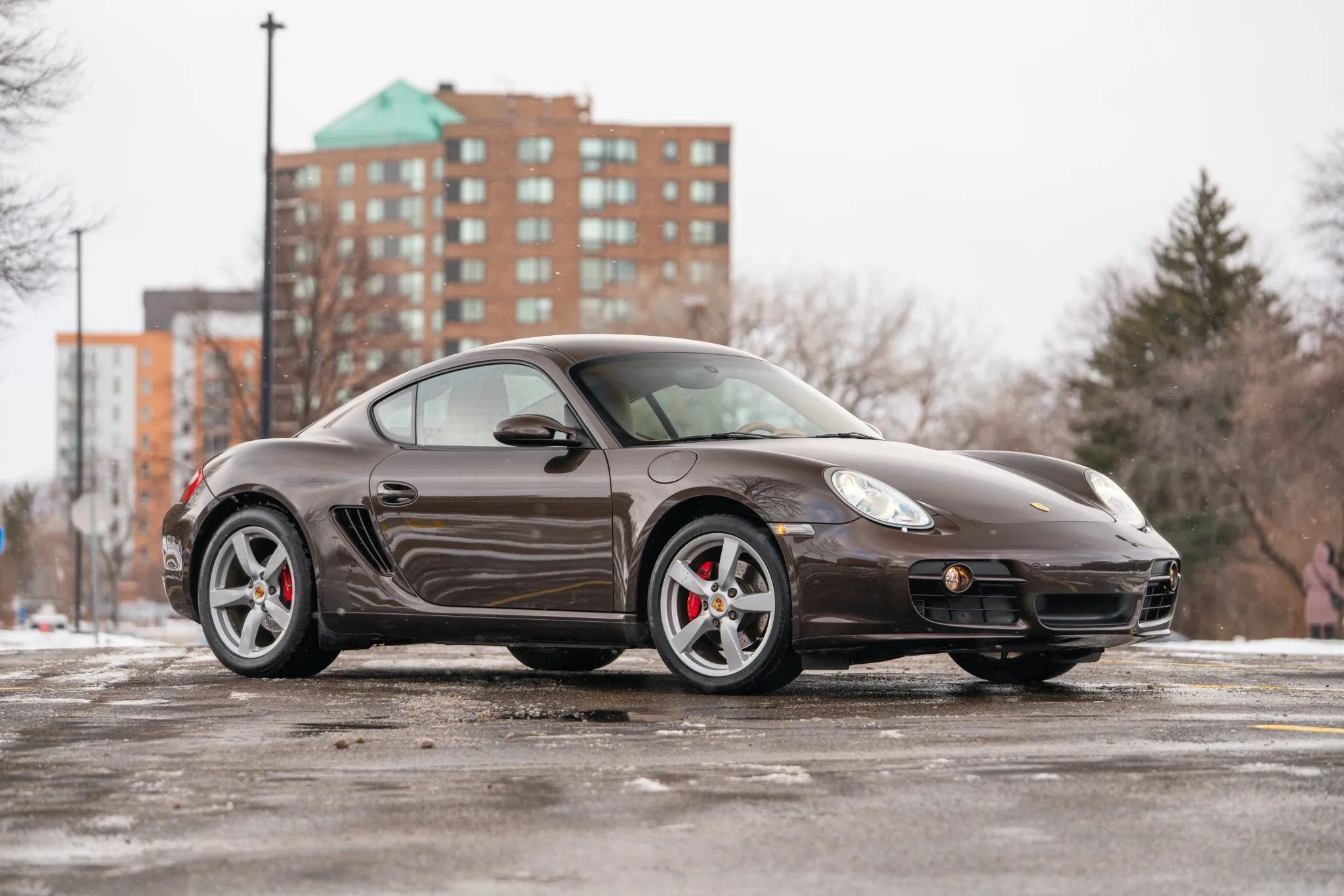2008 Porsche Cayman S in Macadamia Metallic
