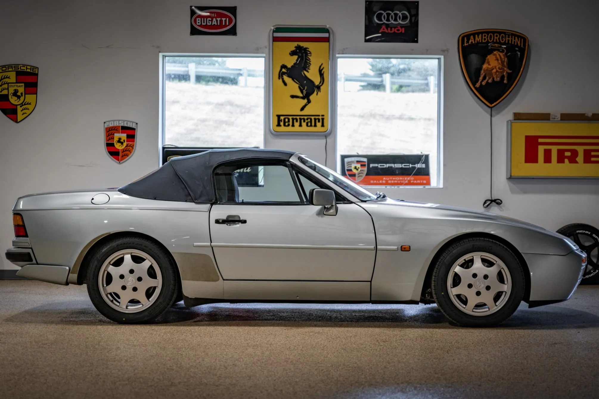 1991 Porsche 944 Turbo Cabriolet in Geyser Grey Metallic