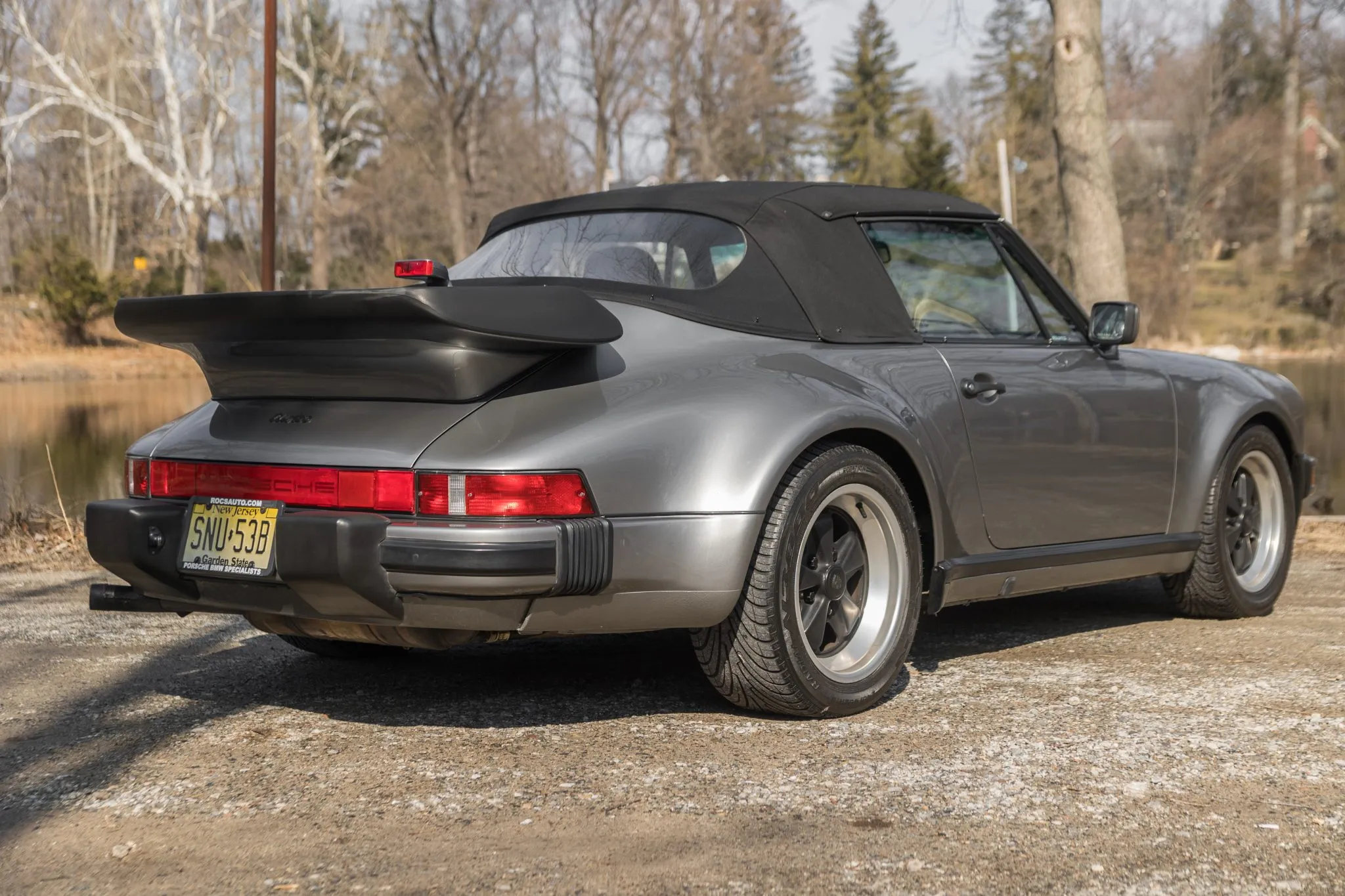 1989 Porsche 911 Turbo Cabriolet in Stone Grey Metallic