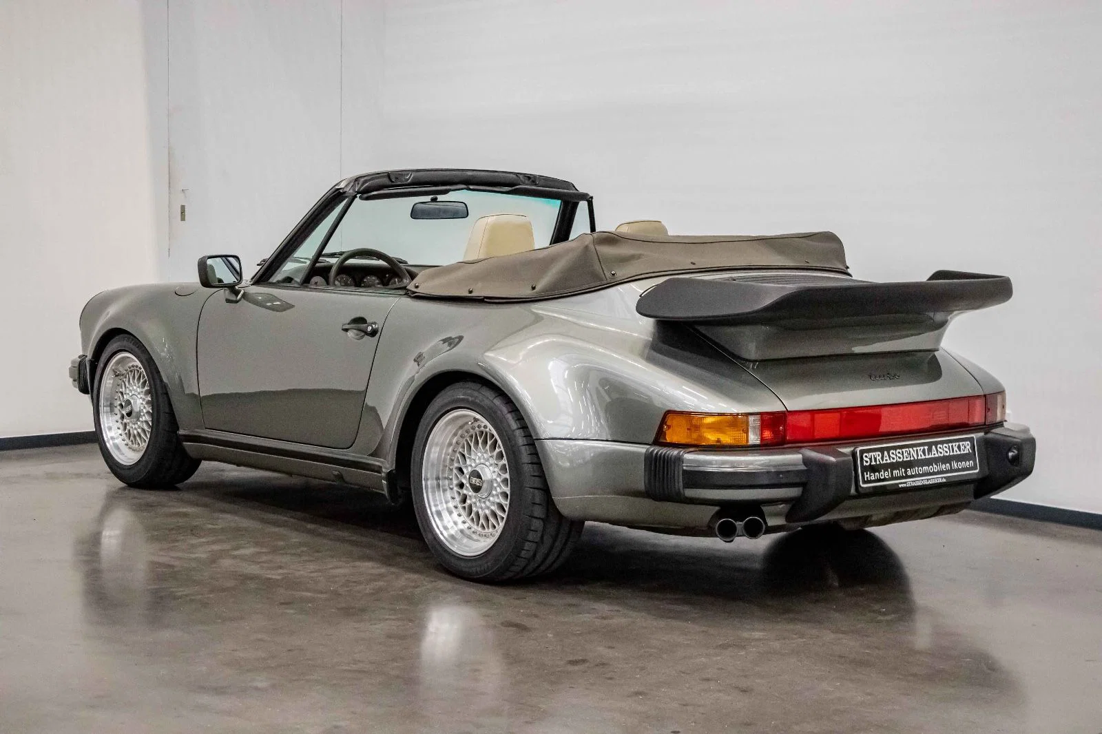1988 Porsche 911 Turbo 3.3 Cabriolet in Rock Green Metallic