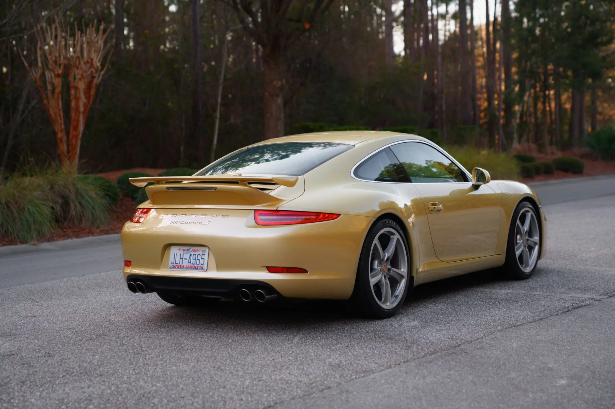 2013 Porsche 911 Carrera S Coupe in Lime Gold Metallic