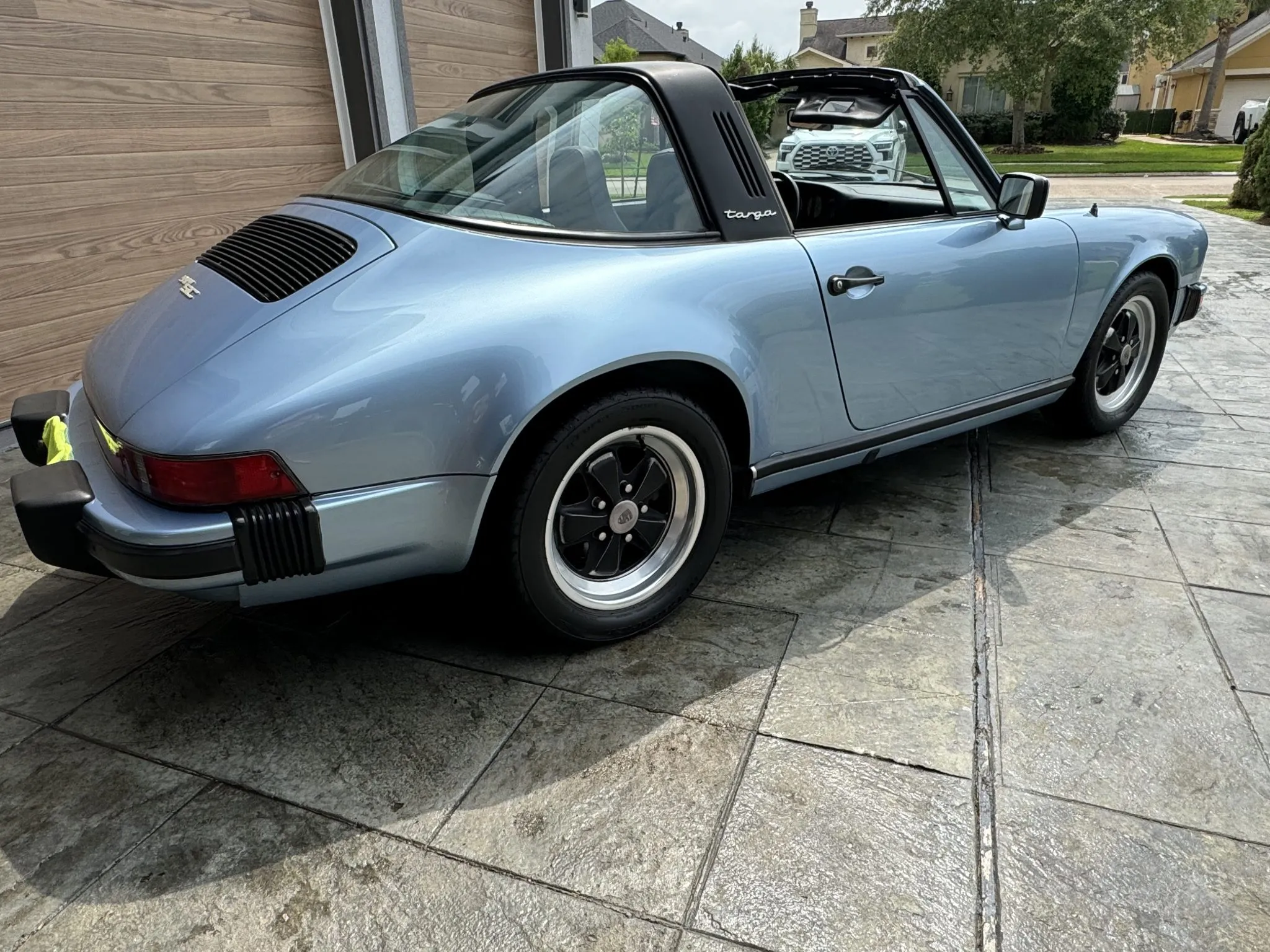 1980 Porsche 911SC Targa in Light Blue Metallic