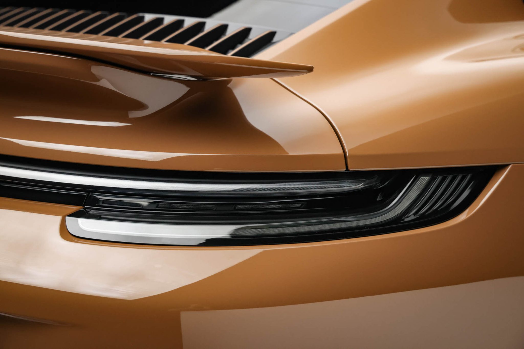 2025 Porsche 911 Turbo S Coupe In Sepia Brown