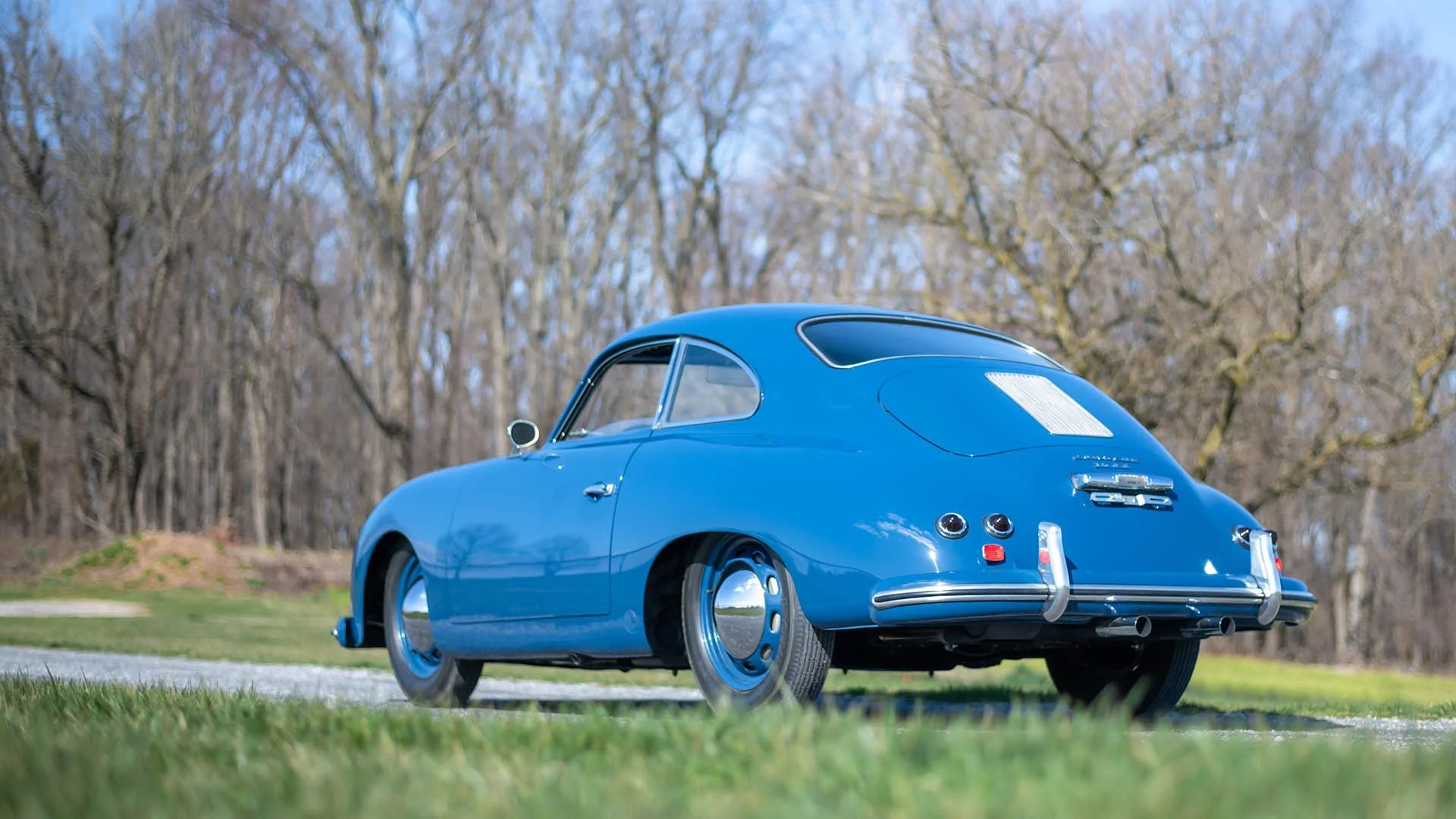 1953 Porsche 356 "Pre-A" 1500 Coupe in Azure Blue