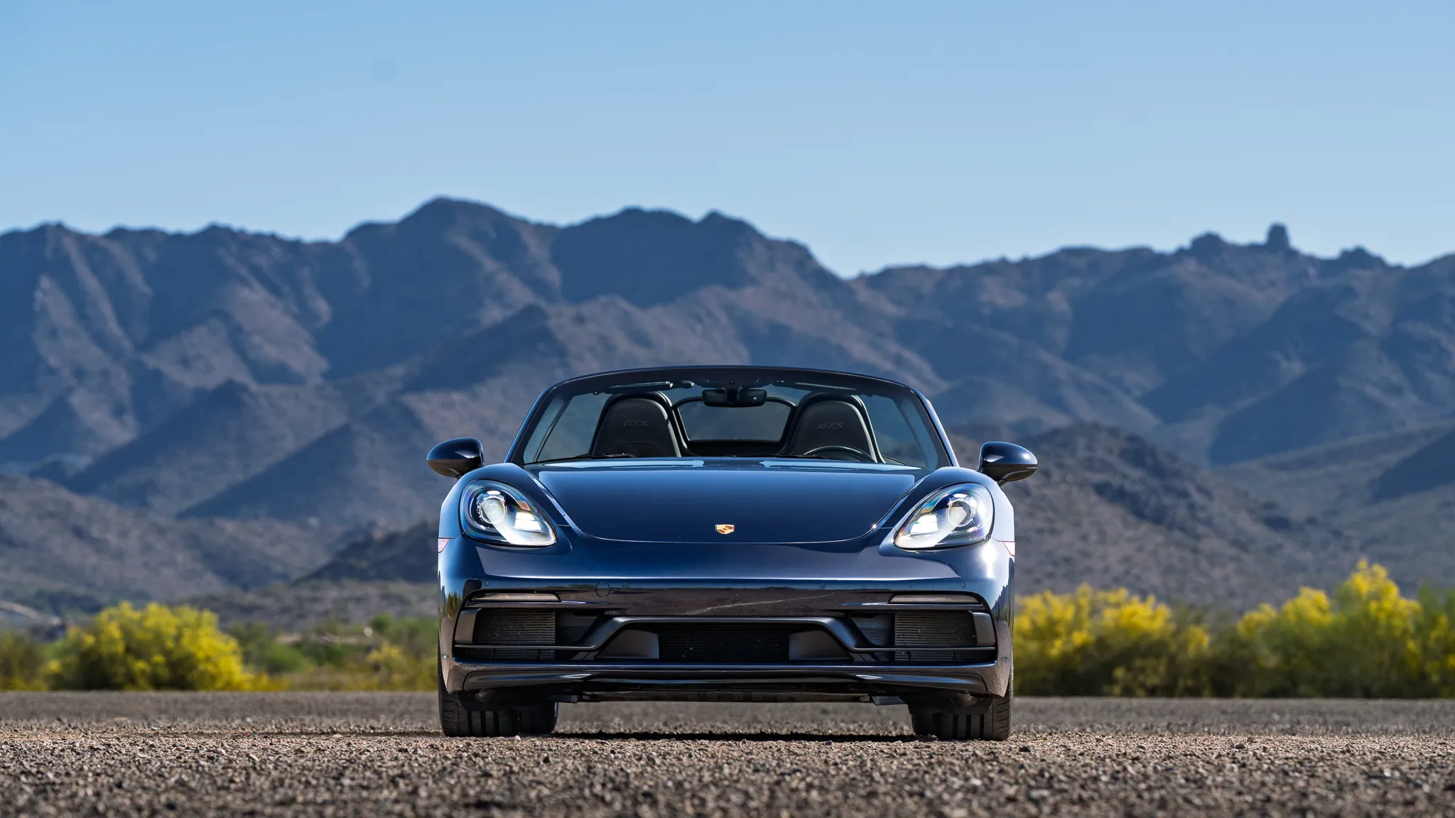 2019 Porsche 718 Boxster GTS in Night Blue Metallic