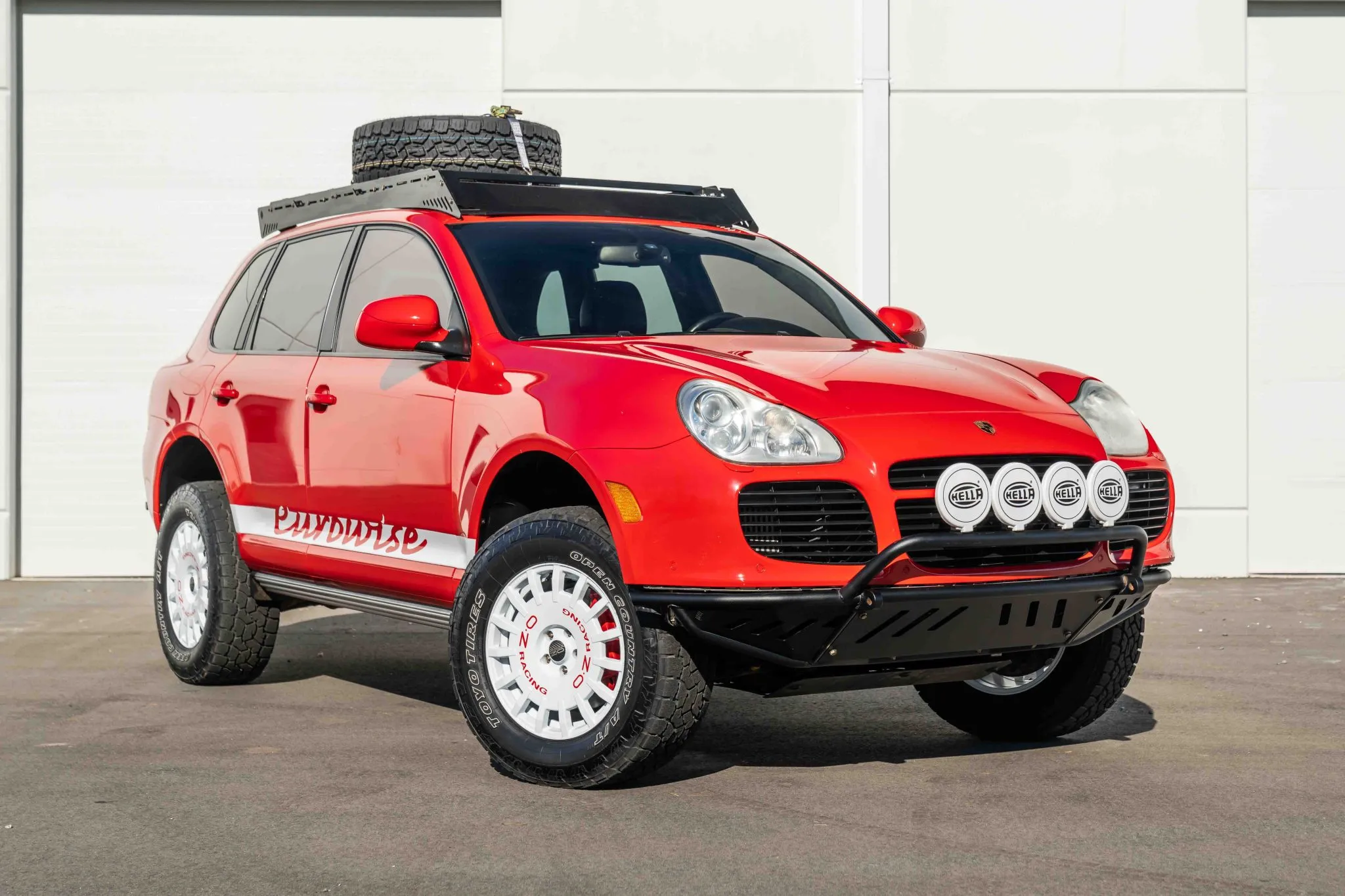 2005 Porsche Cayenne Turbo in Guards Red