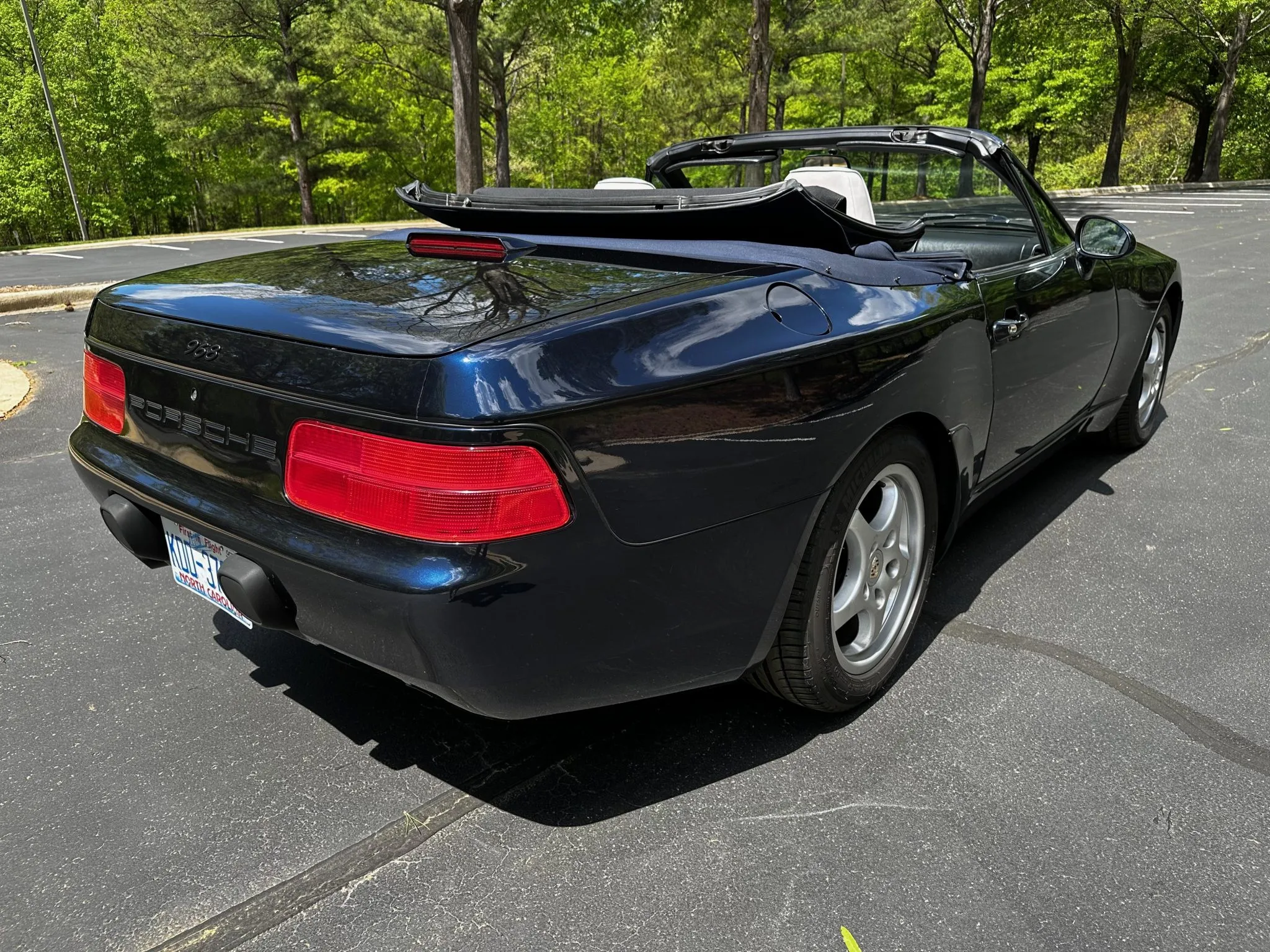 1993 Porsche 968 Cabriolet in Night Blue Metallic