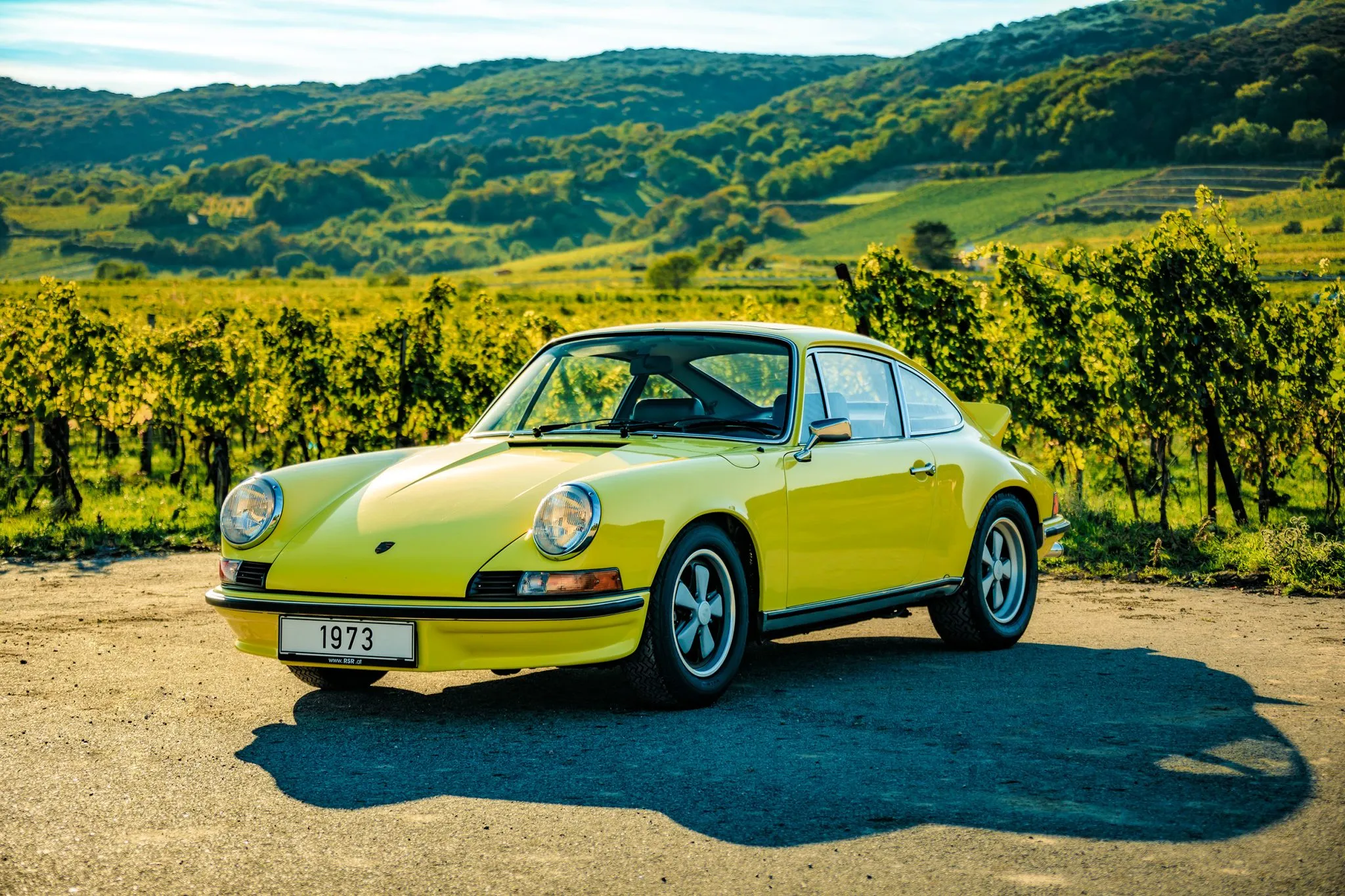 1973 Porsche 911 Carrera RS Touring in Light Yellow