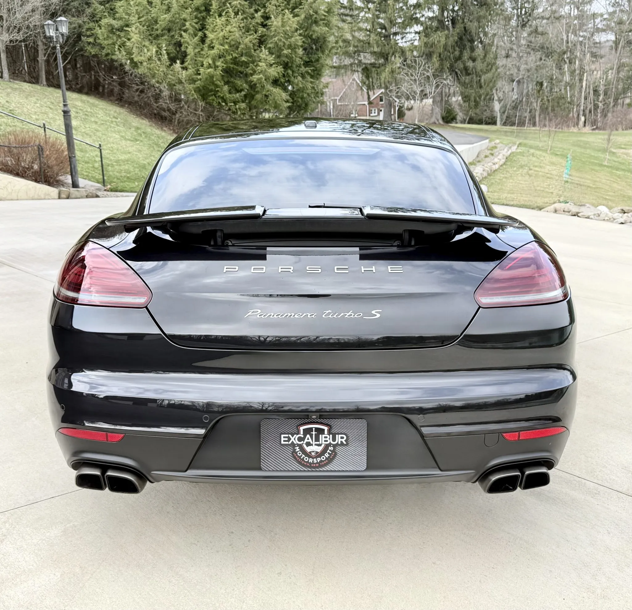 2014 Porsche Panamera Turbo S Executive in Basalt Black Metallic