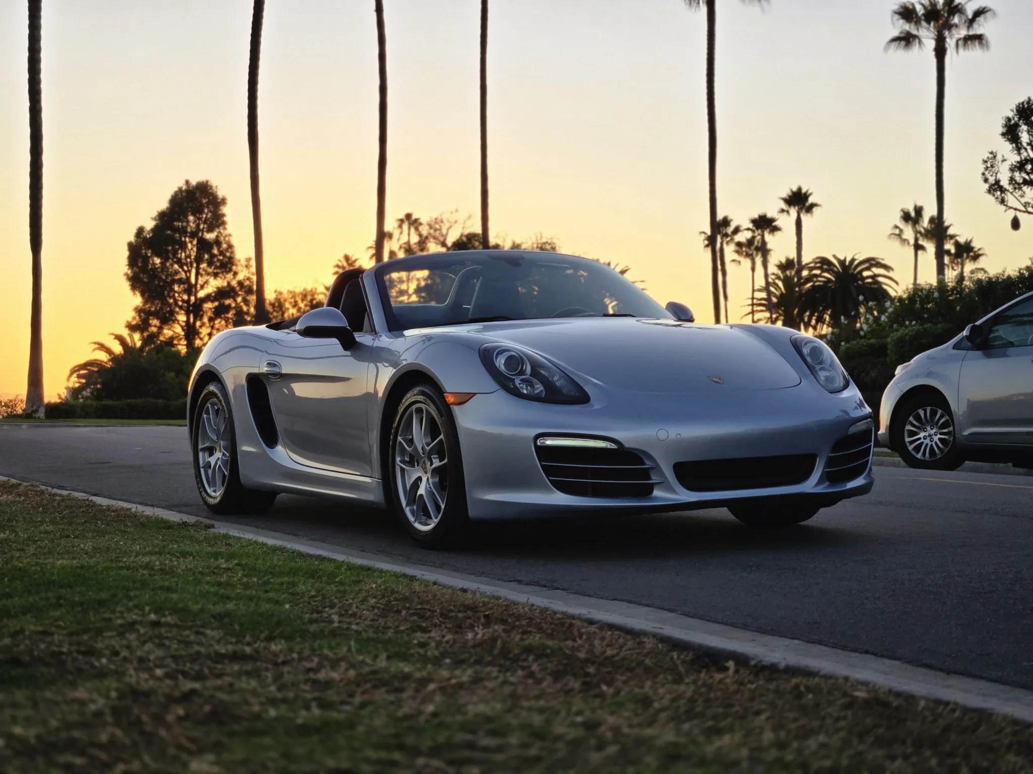 2014 Porsche Boxster in Rhodium Silver Metallic