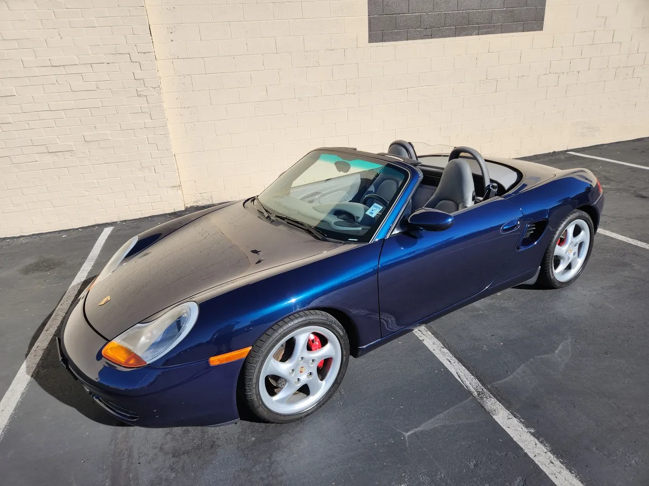 2000 Porsche Boxster S in Ocean Blue Metallic