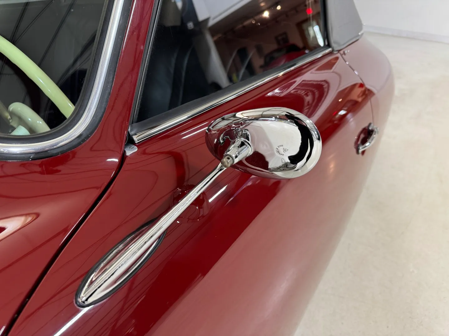 1953 Porsche 356 Pre-A Cabriolet in Strawberry Red
