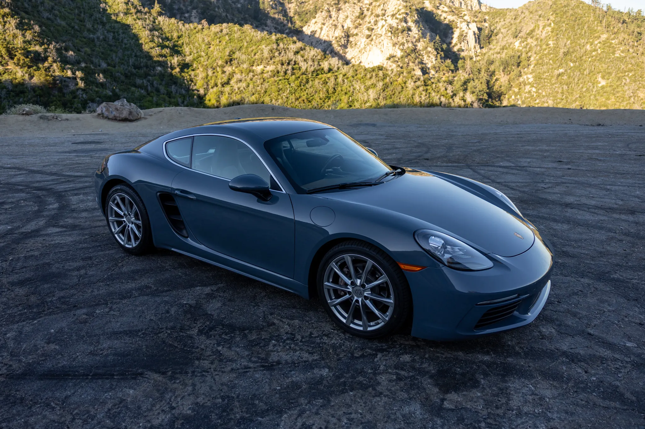 2017 Porsche 718 Cayman in Graphite Blue Metallic