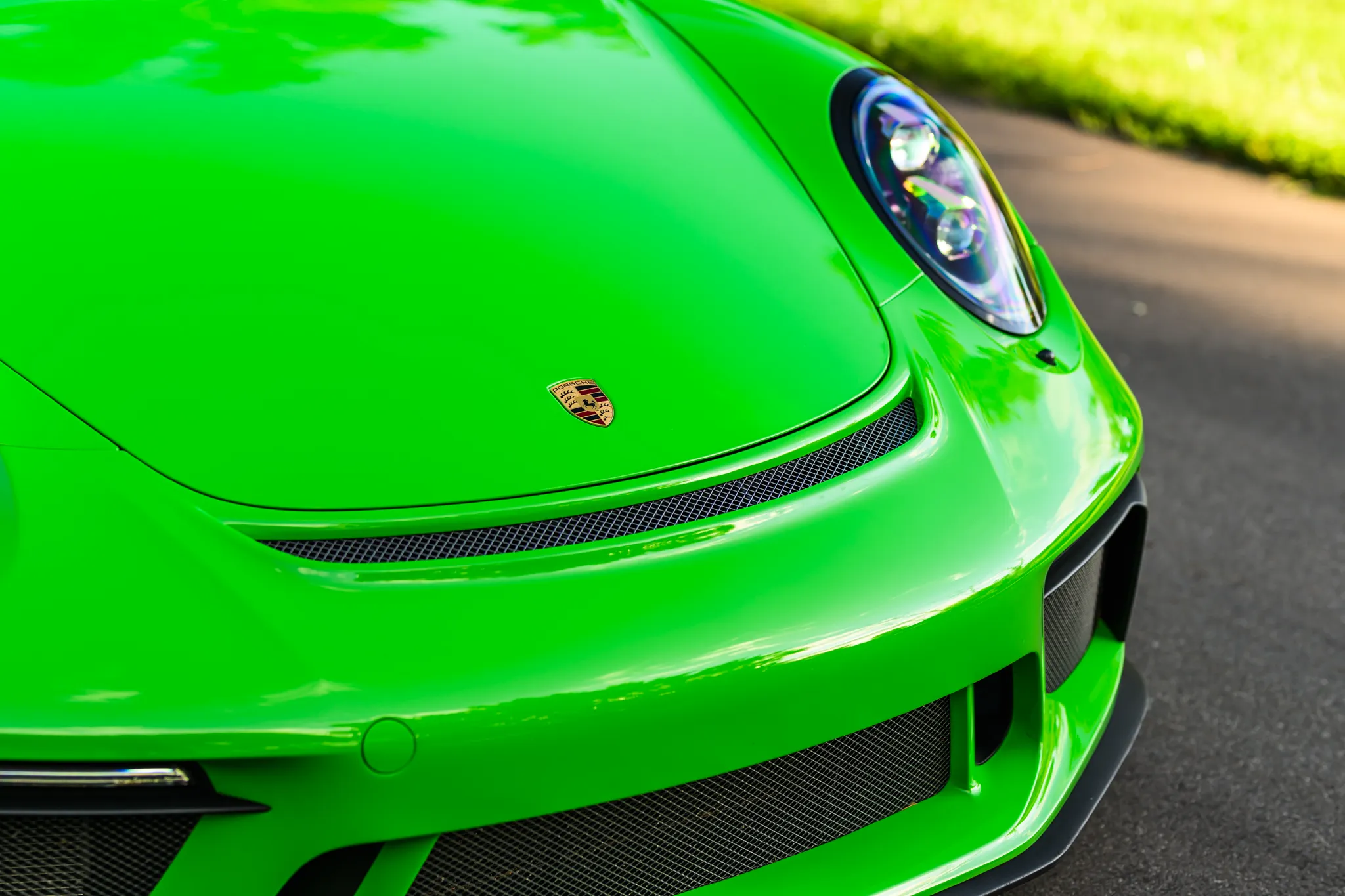 2018 Porsche 911 GT3 in Green Yellow