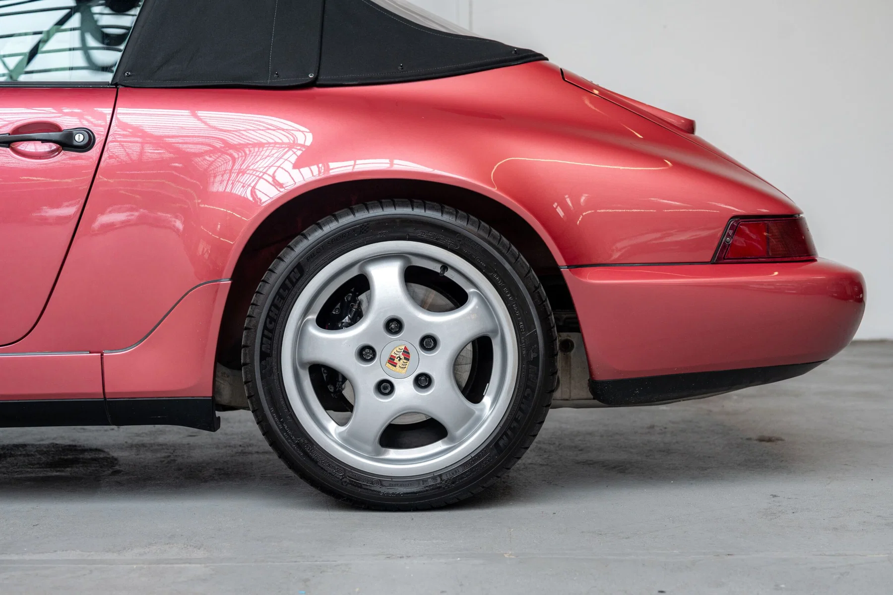 1993 Porsche 911 Carrera 2 Cabriolet in Raspberry Metallic