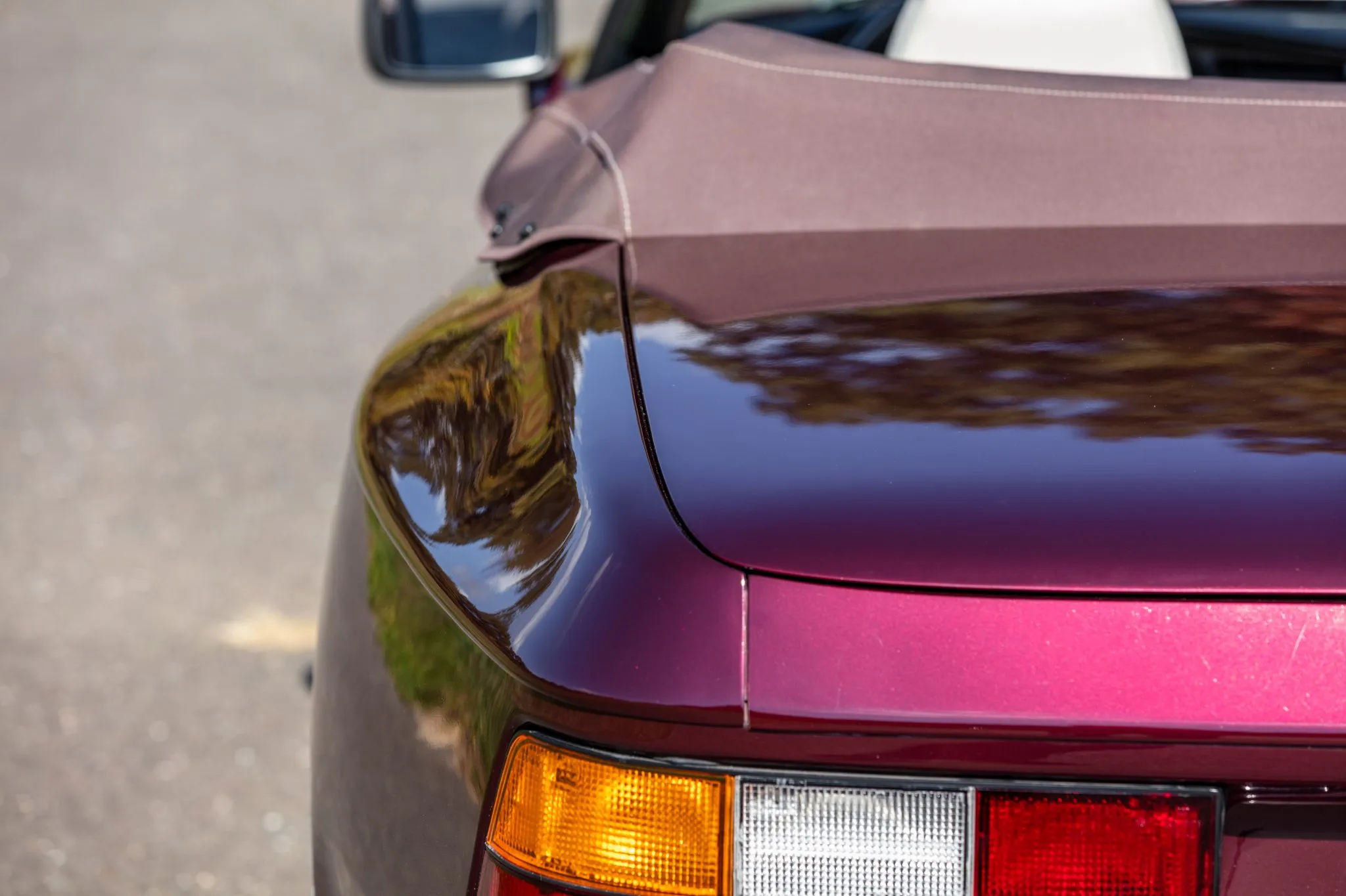 1990 Porsche 944 S2 Cabriolet in Cyclamen Red Pearl