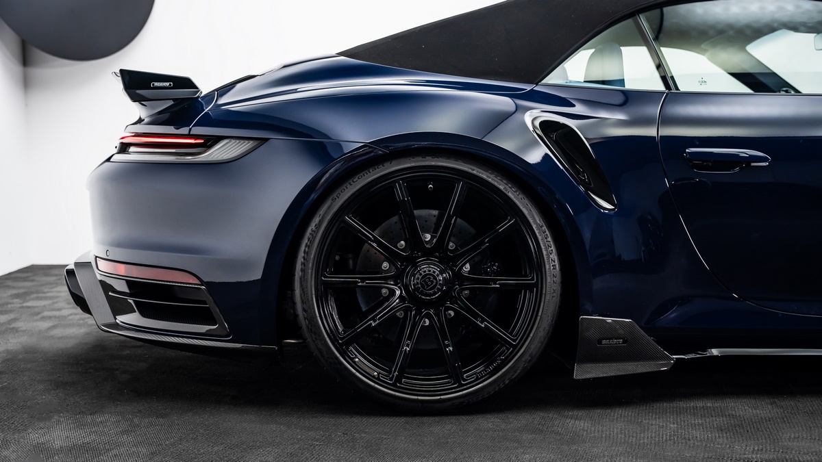 2024 Porsche 911 Turbo S Cabriolet BRABUS 900 in Deep Blue Metallic