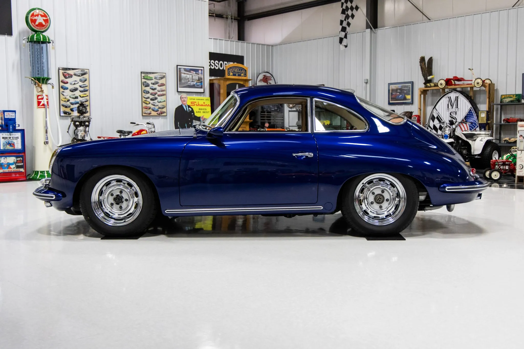 1964 Porsche 356C Coupe in Iris Blue Metallic