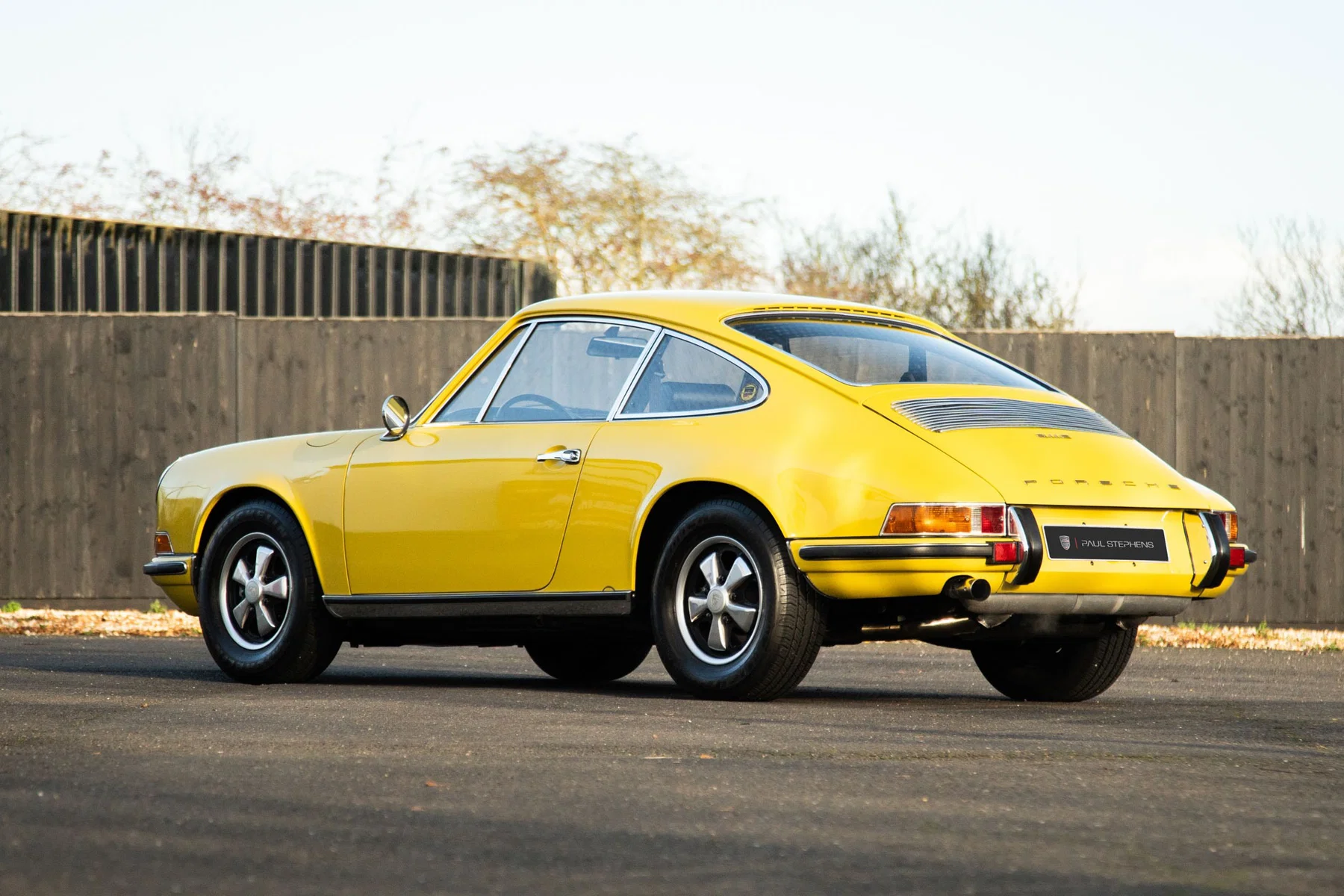 1969 Porsche 911E in Canary Yellow