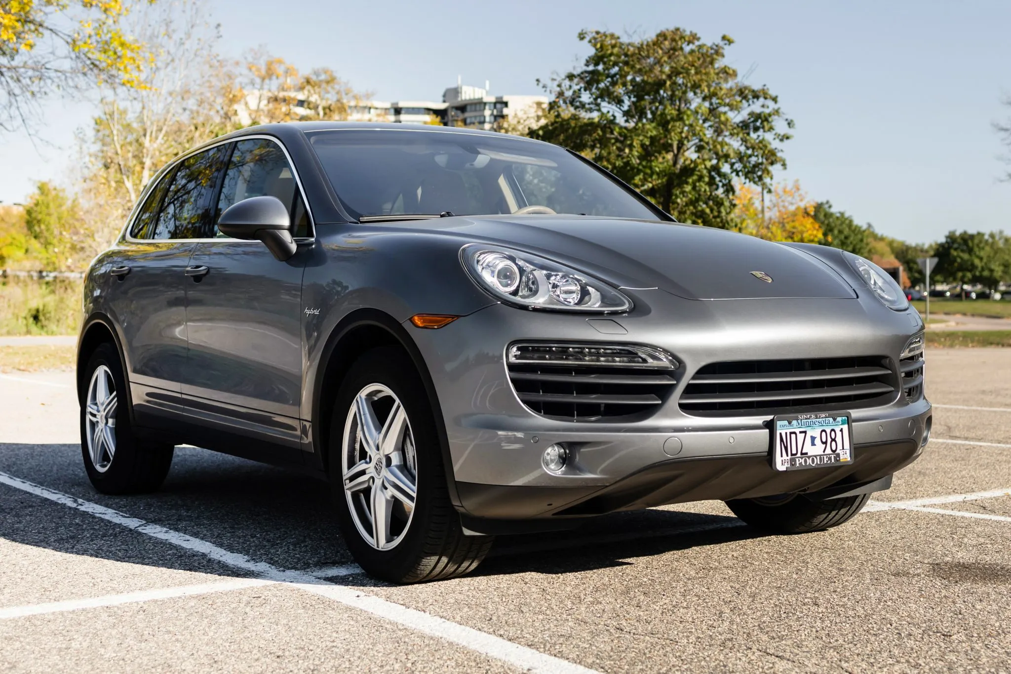 2011 Porsche Cayenne S Hybrid in Meteor Grey Metallic