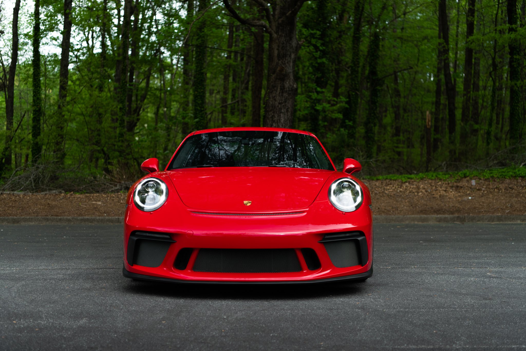 2018 Porsche GT3 Touring in Fire Red