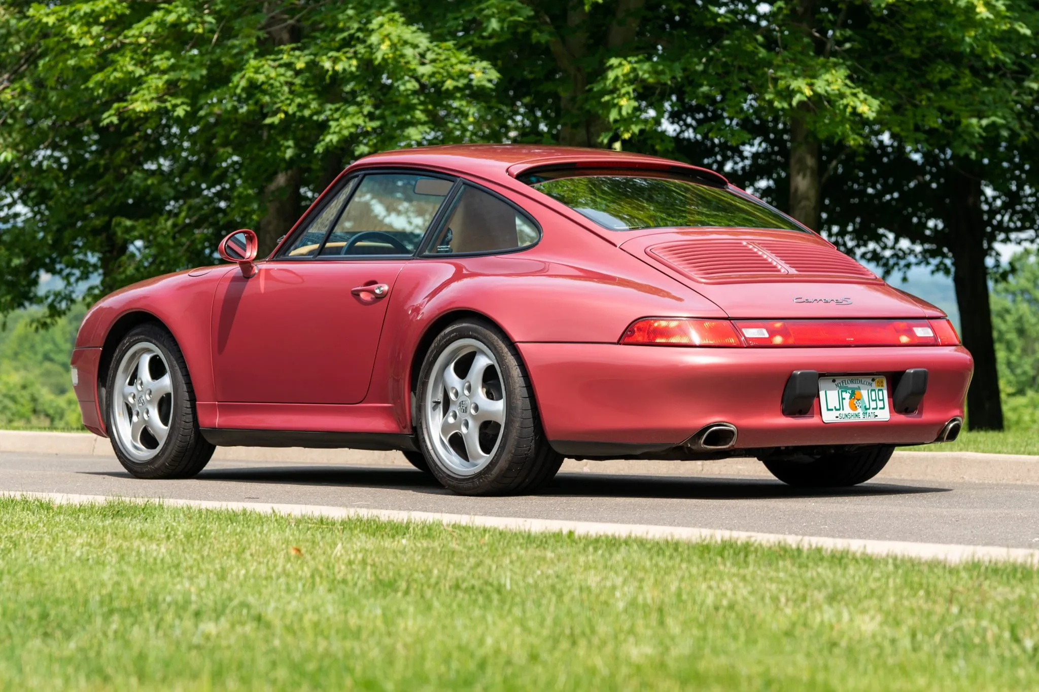 1997 Porsche 911 Carrera S in Raspberry Red Metallic