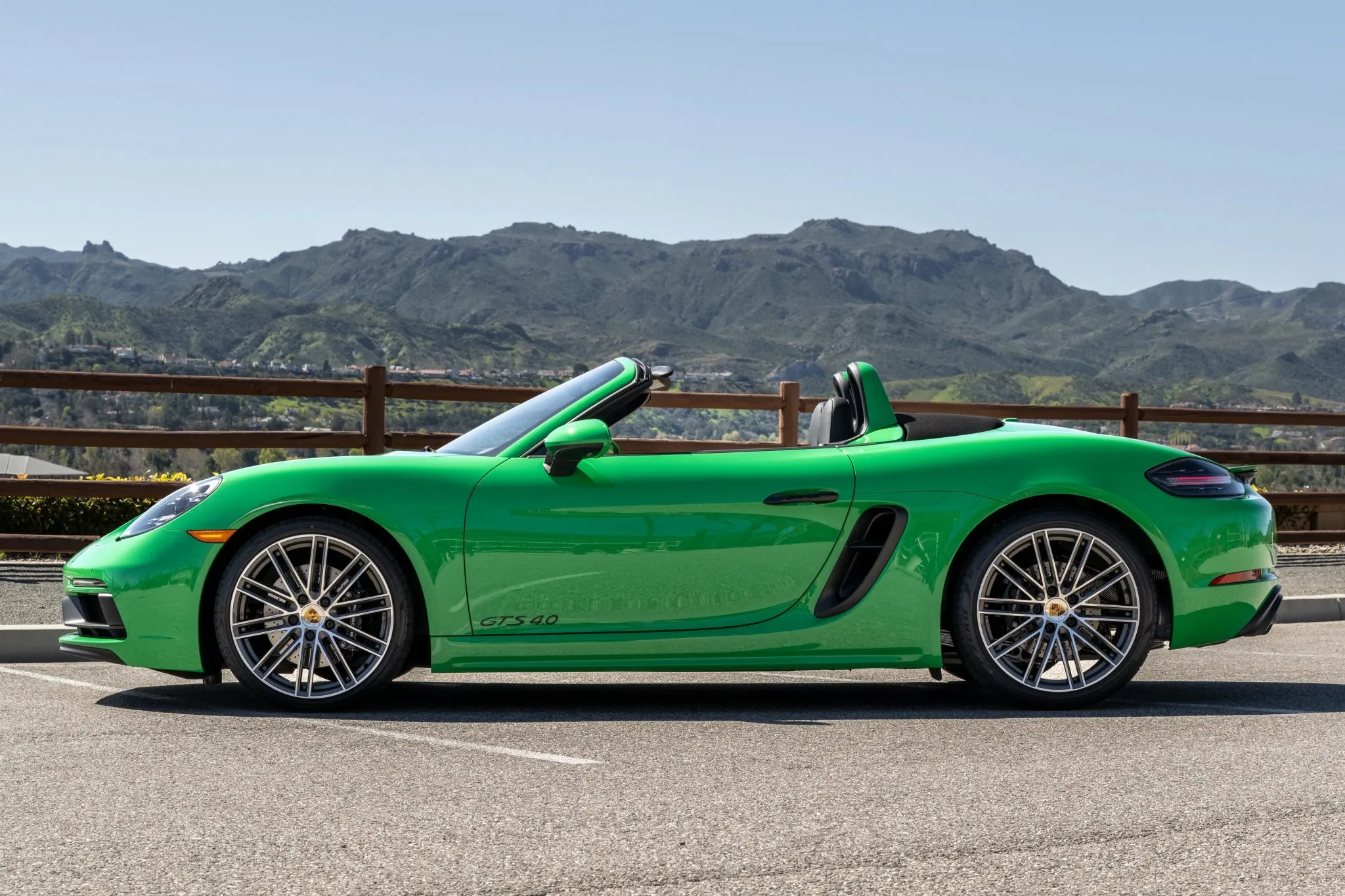 2022 Porsche 718 Boxster GTS 4.0 in Python Green