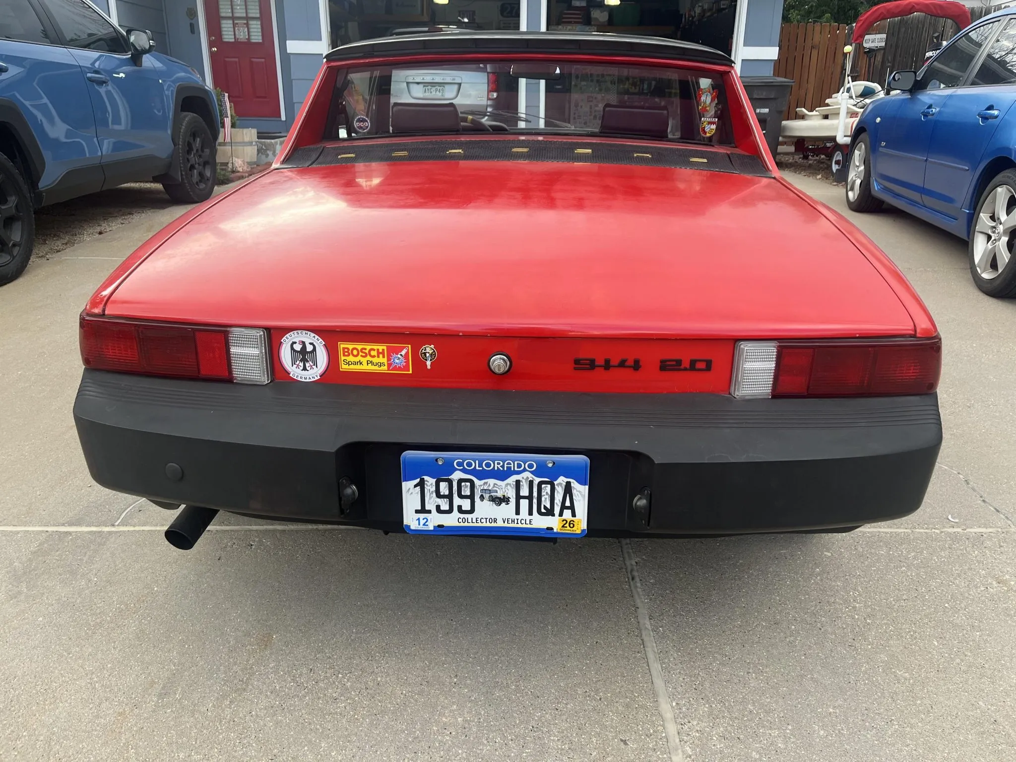 1975 Porsche 914 2.0 in Scarlet Red