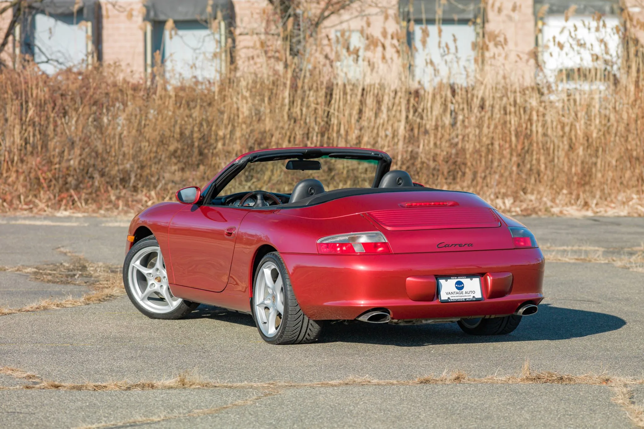 2003 Porsche 911 Carrera Cabriolet in Orient Red Metallic