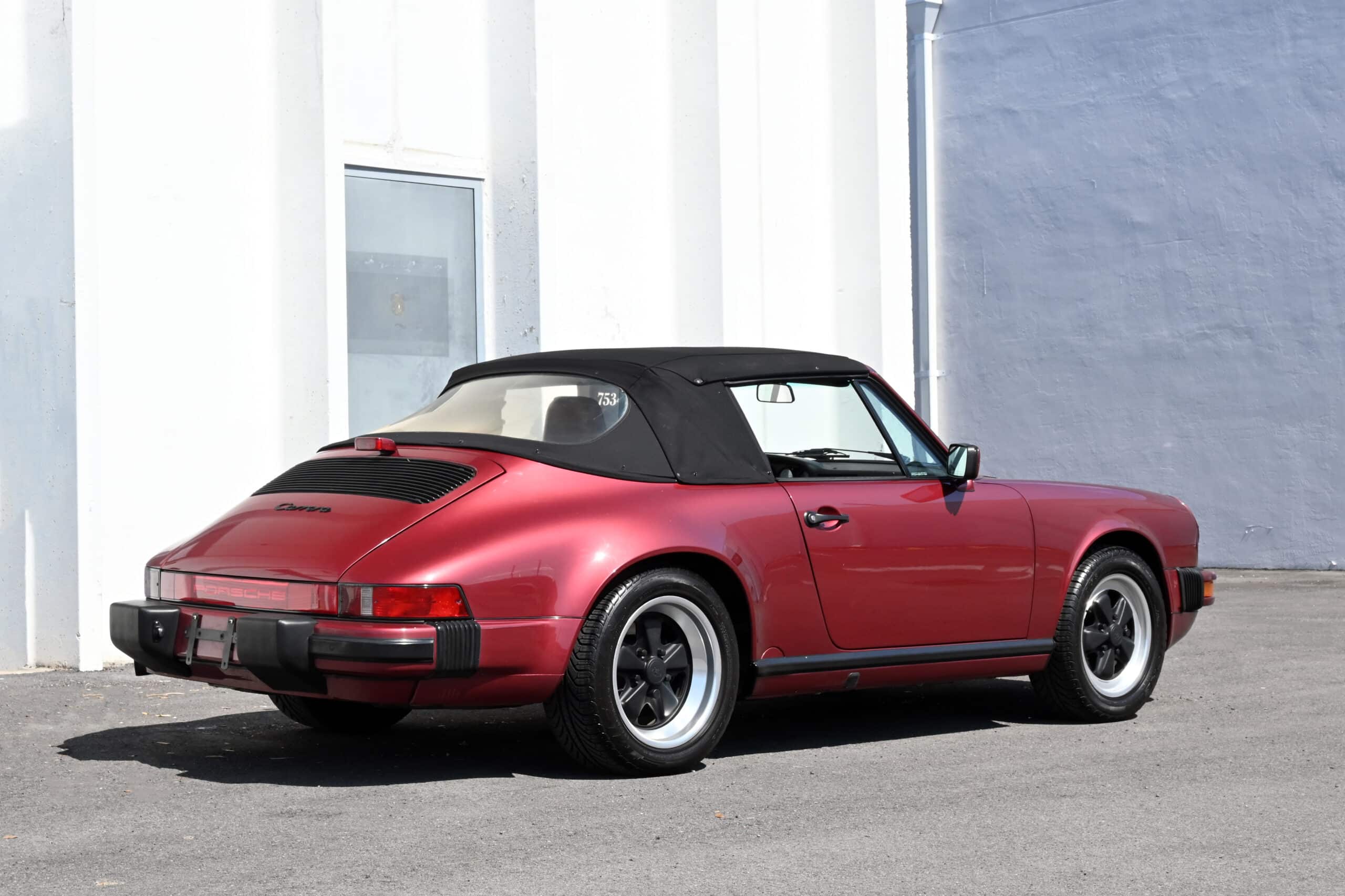 1989 Porsche 911 Carrera G50 In Velvet Red Metallic