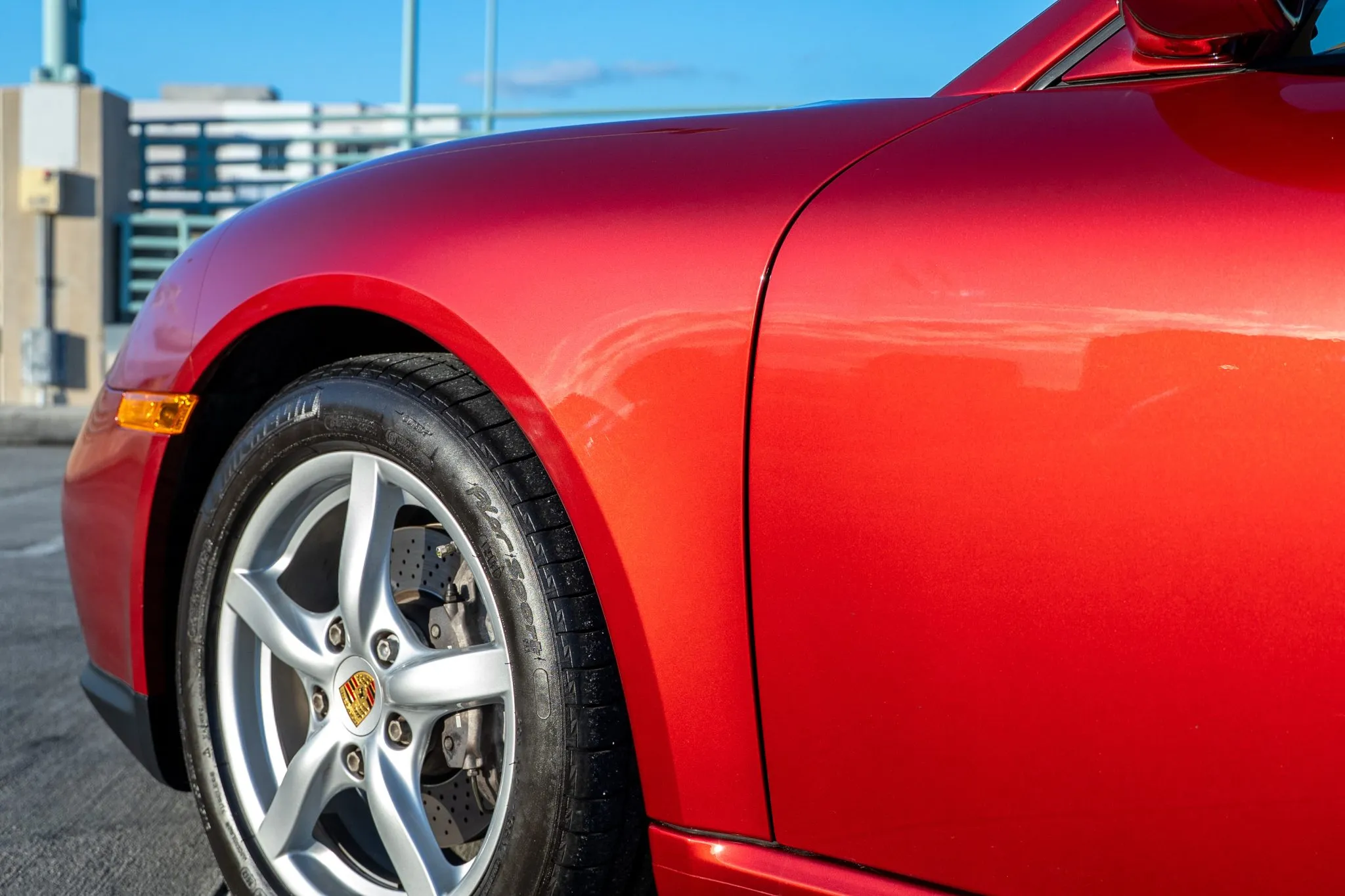 2009 Porsche Cayman in Ruby Red Metallic
