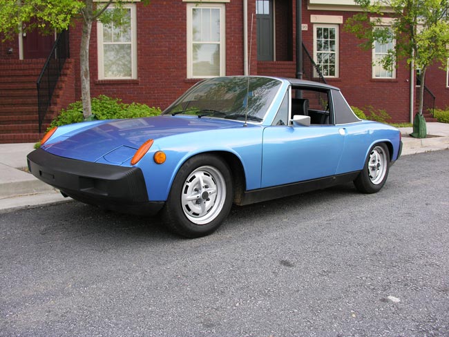1976 Porsche 914 2.0 in Ancona Blue Metallic