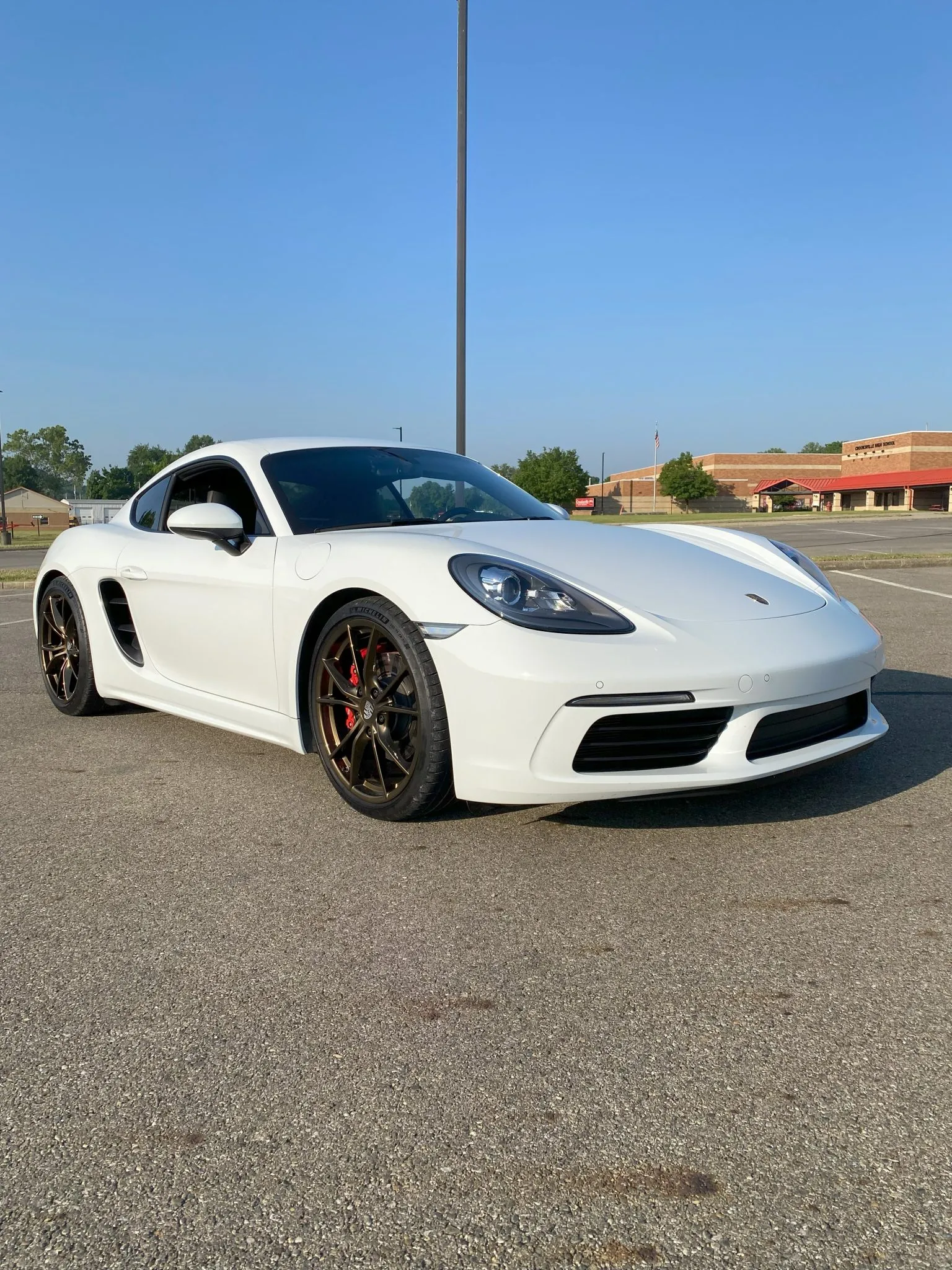 2018 Porsche 718 Cayman S in Pure White