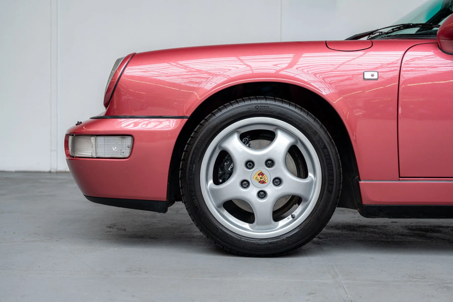1993 Porsche 911 Carrera 2 Cabriolet in Raspberry Metallic