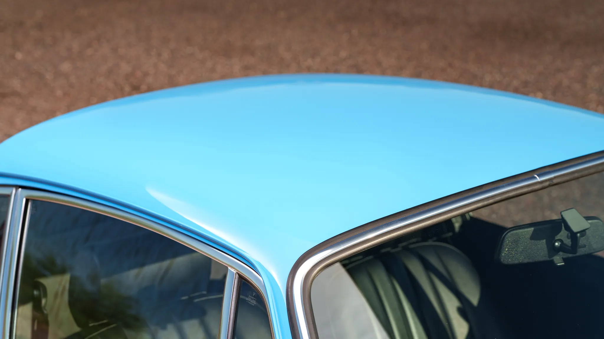 1973 Porsche 911E Coupe in Pastel Blue