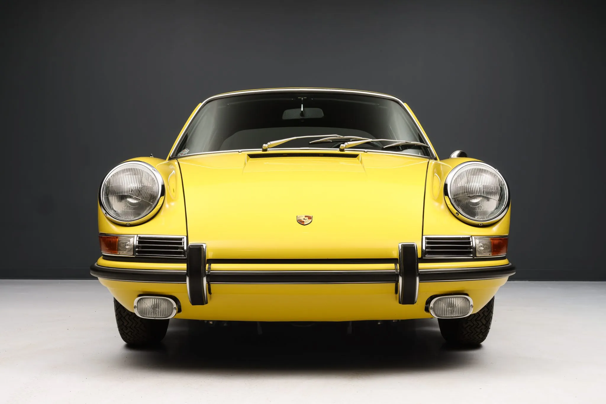 1967 Porsche 911S Soft-Window Targa in Lemon Yellow