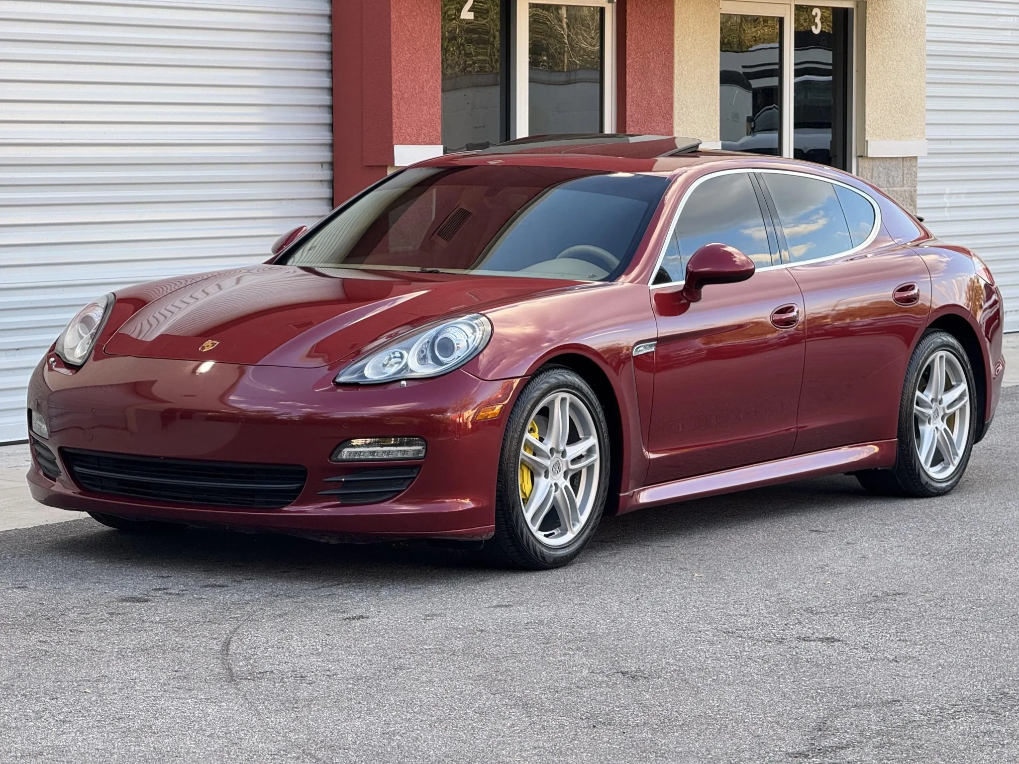2011 Porsche Panamera S in Ruby Red Metallic