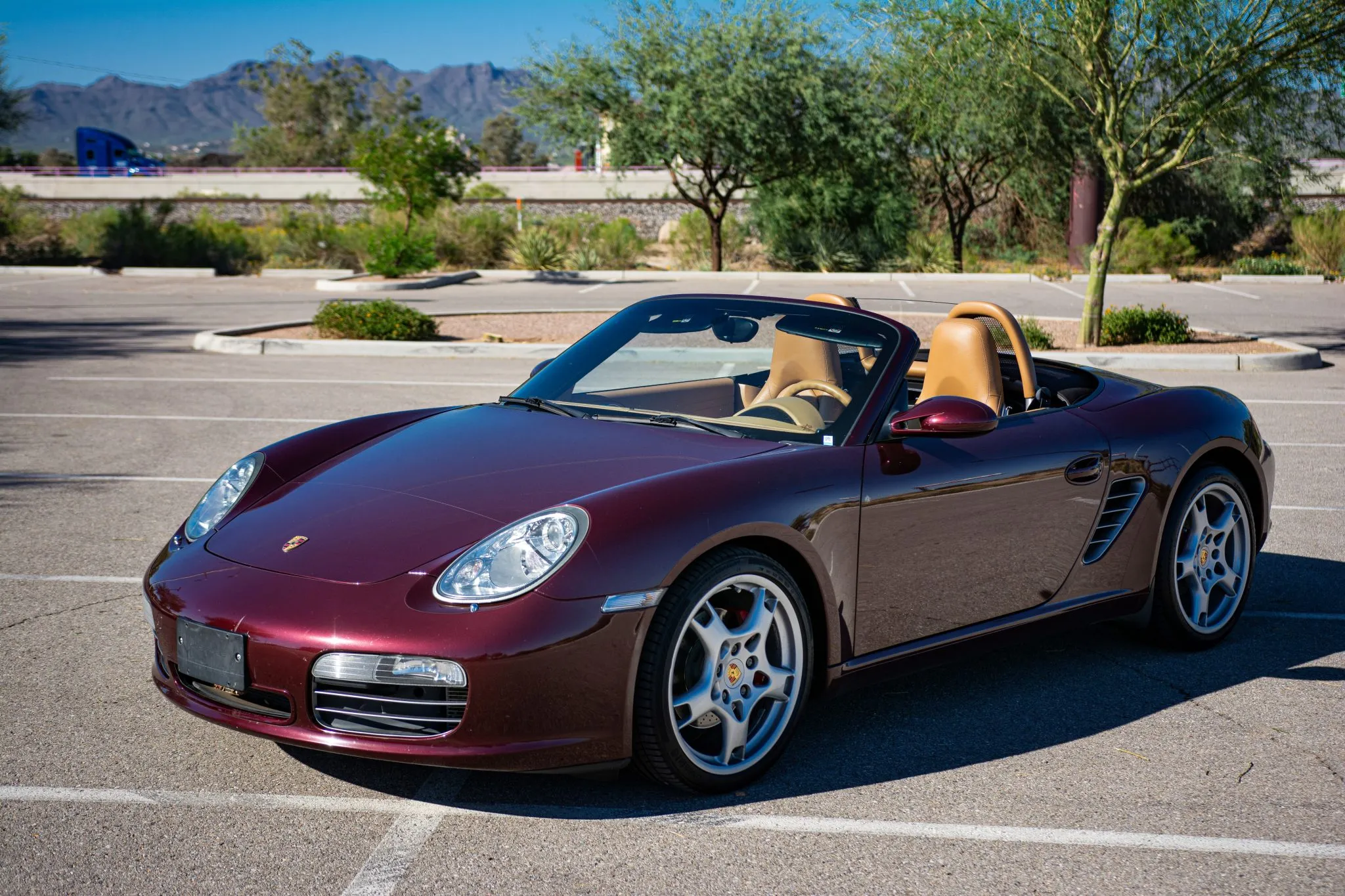 2006 Porsche Boxster S in Carmon Red Metallic