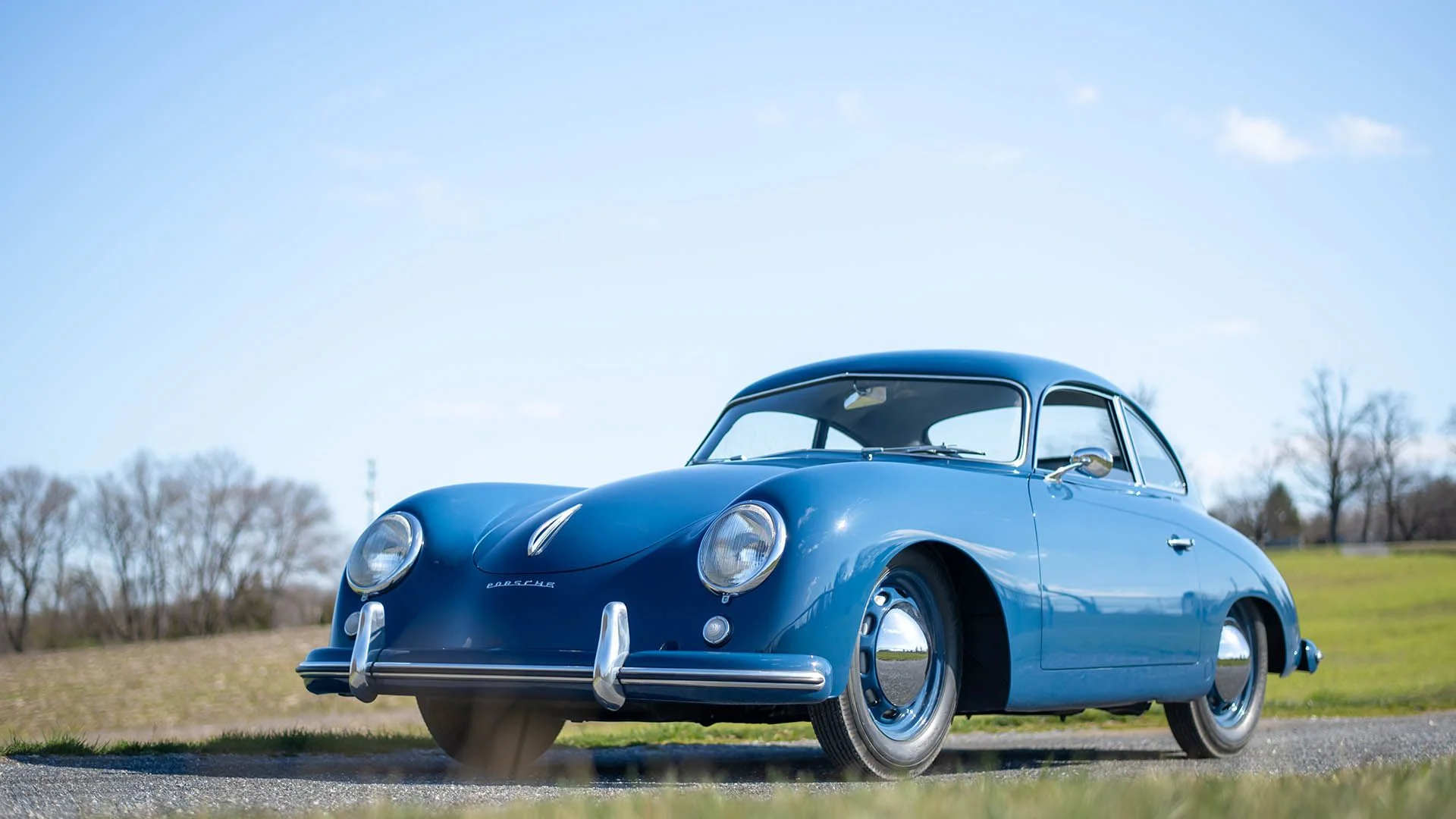 1953 Porsche 356 "Pre-A" 1500 Coupe in Azure Blue